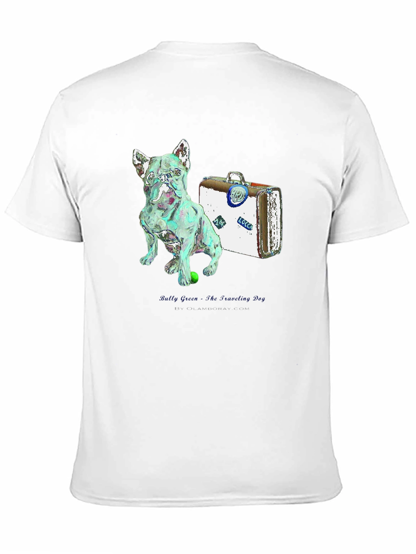 Dog & Suitcase Graphic Tee - Unique Stylish Design