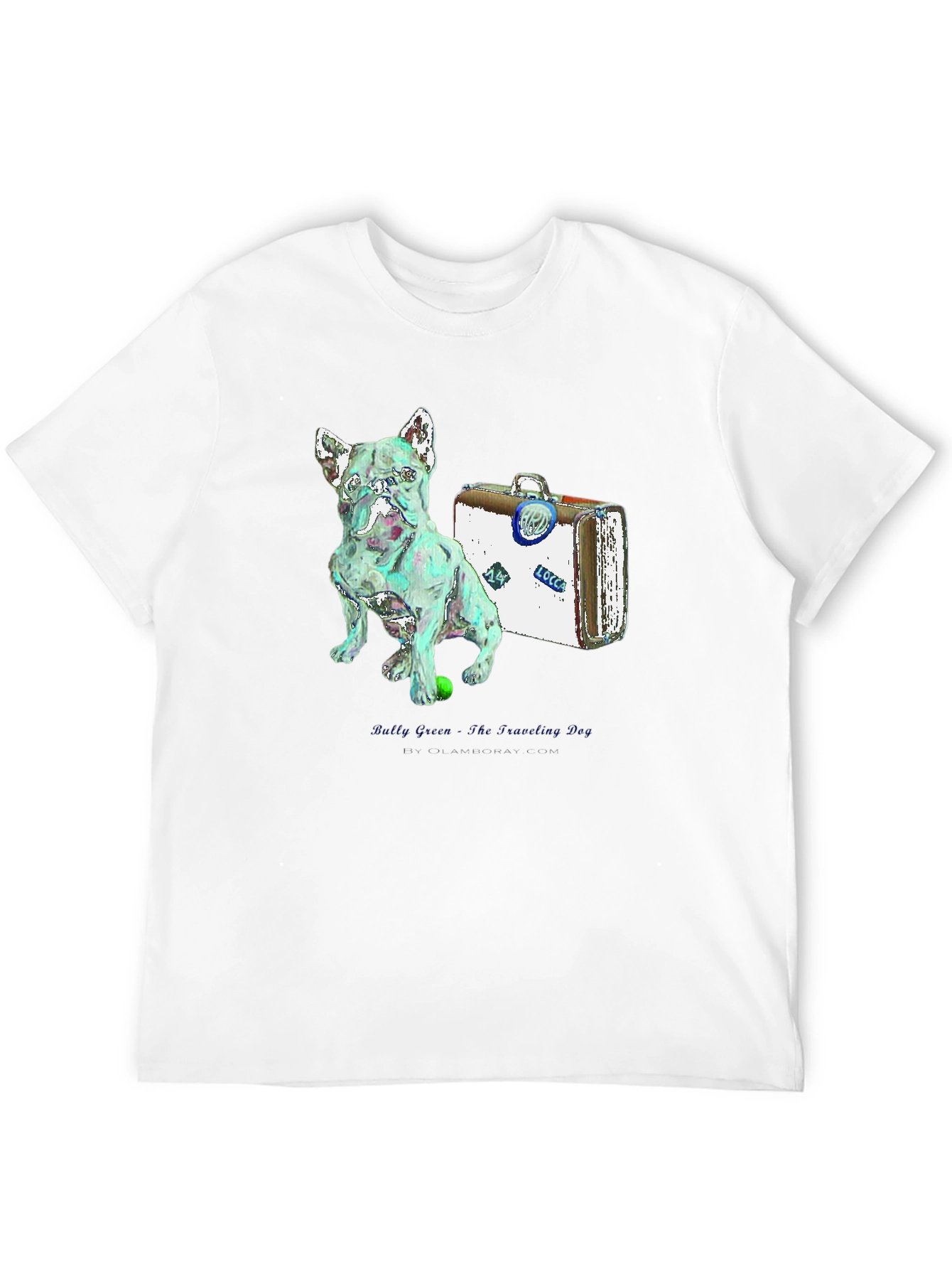 Dog & Suitcase Graphic Tee - Unique Stylish Design