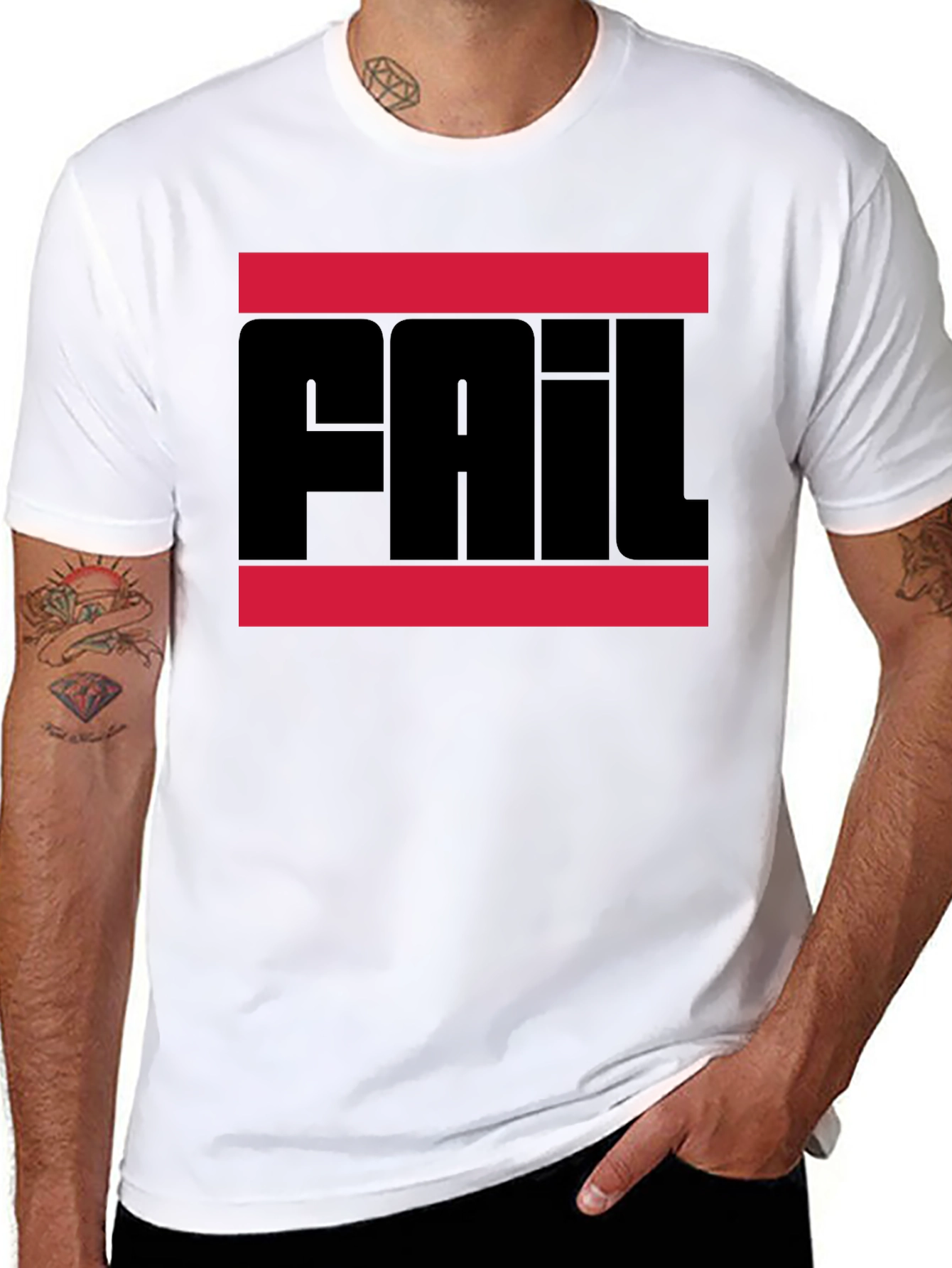 Fail Graphic Tee - Bold Statement T-Shirt