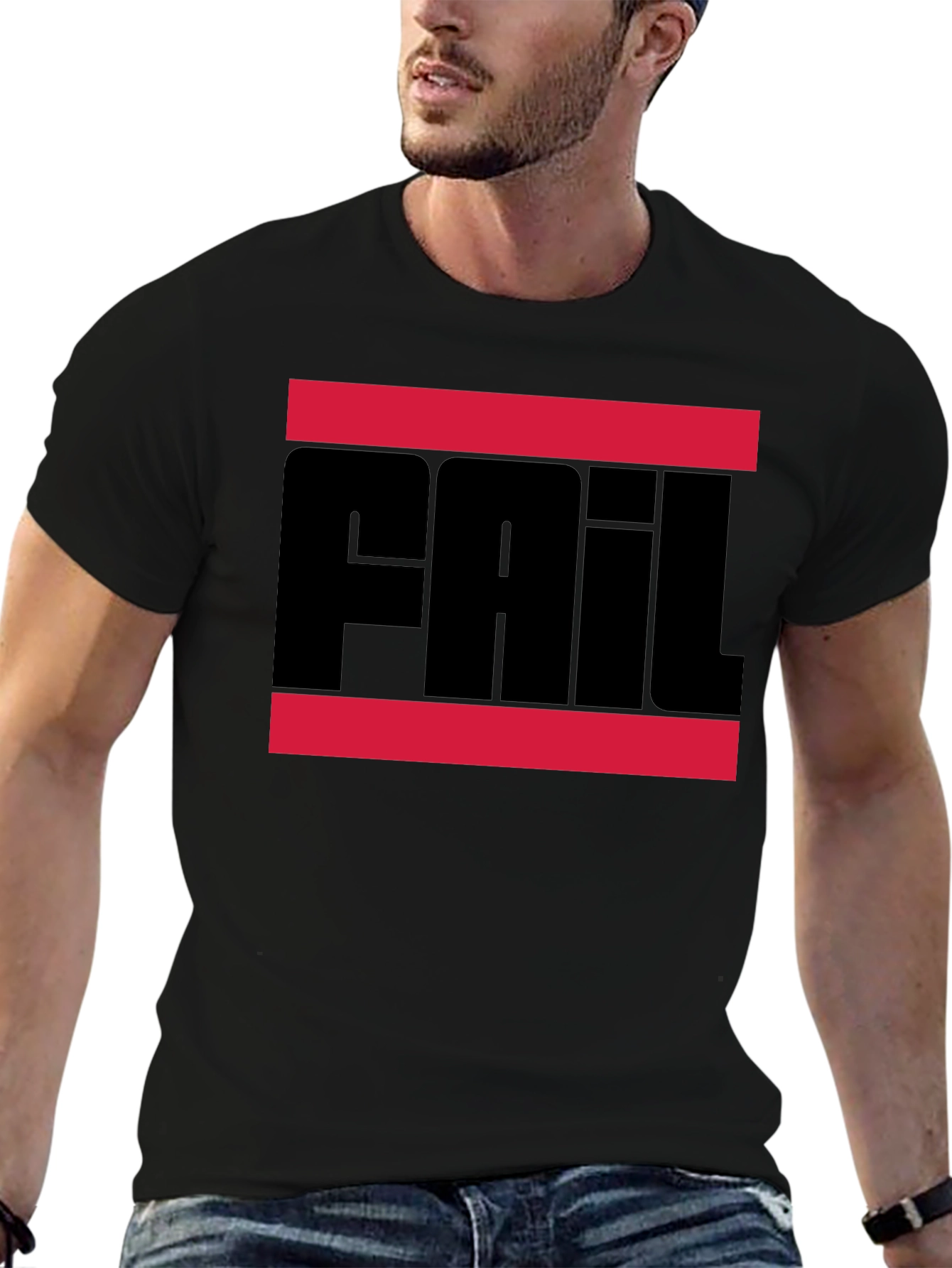 Fail Graphic Tee - Bold Statement T-Shirt