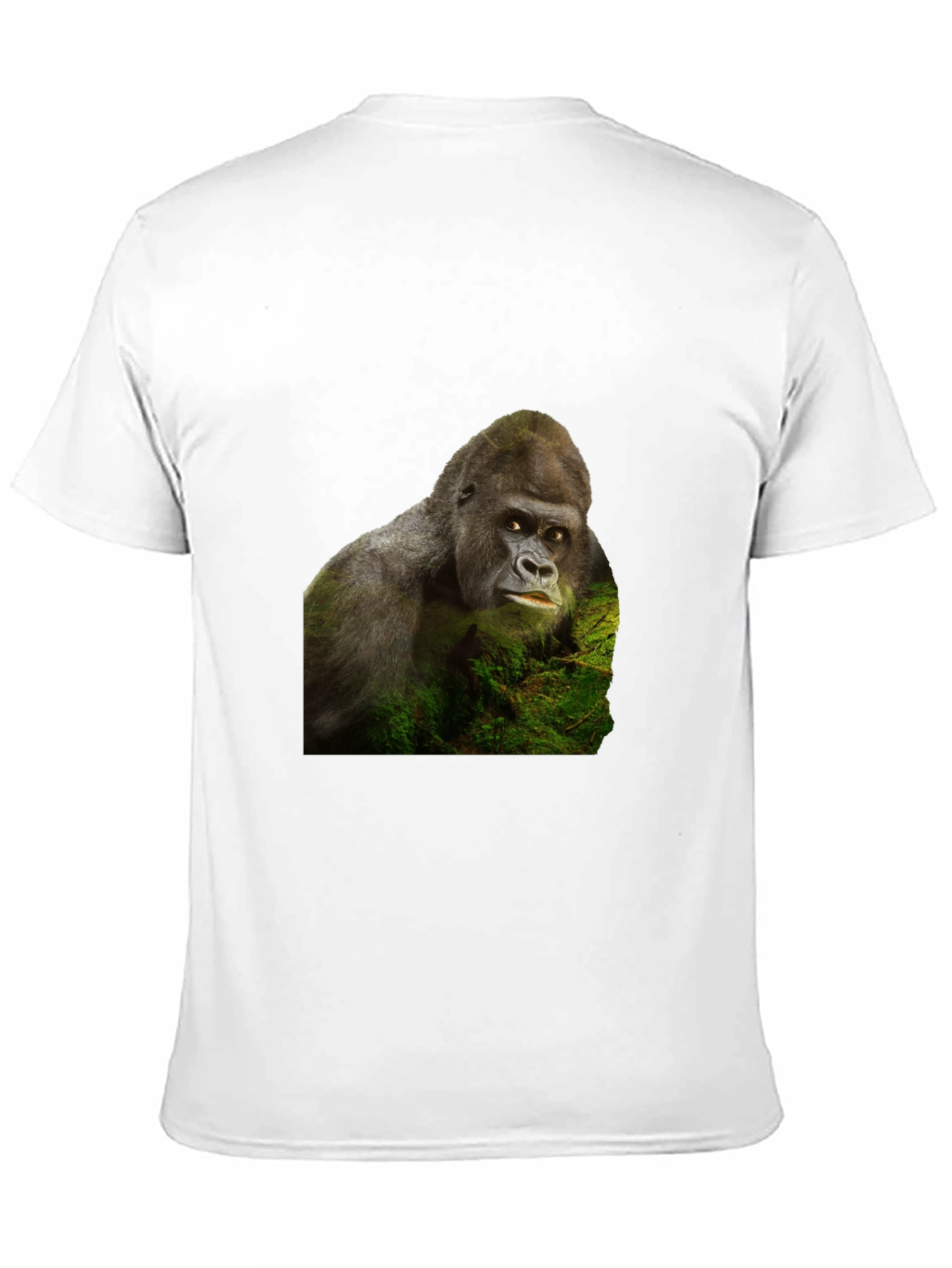 Gorilla Graphic T-Shirt - Black Crew Neck Tee