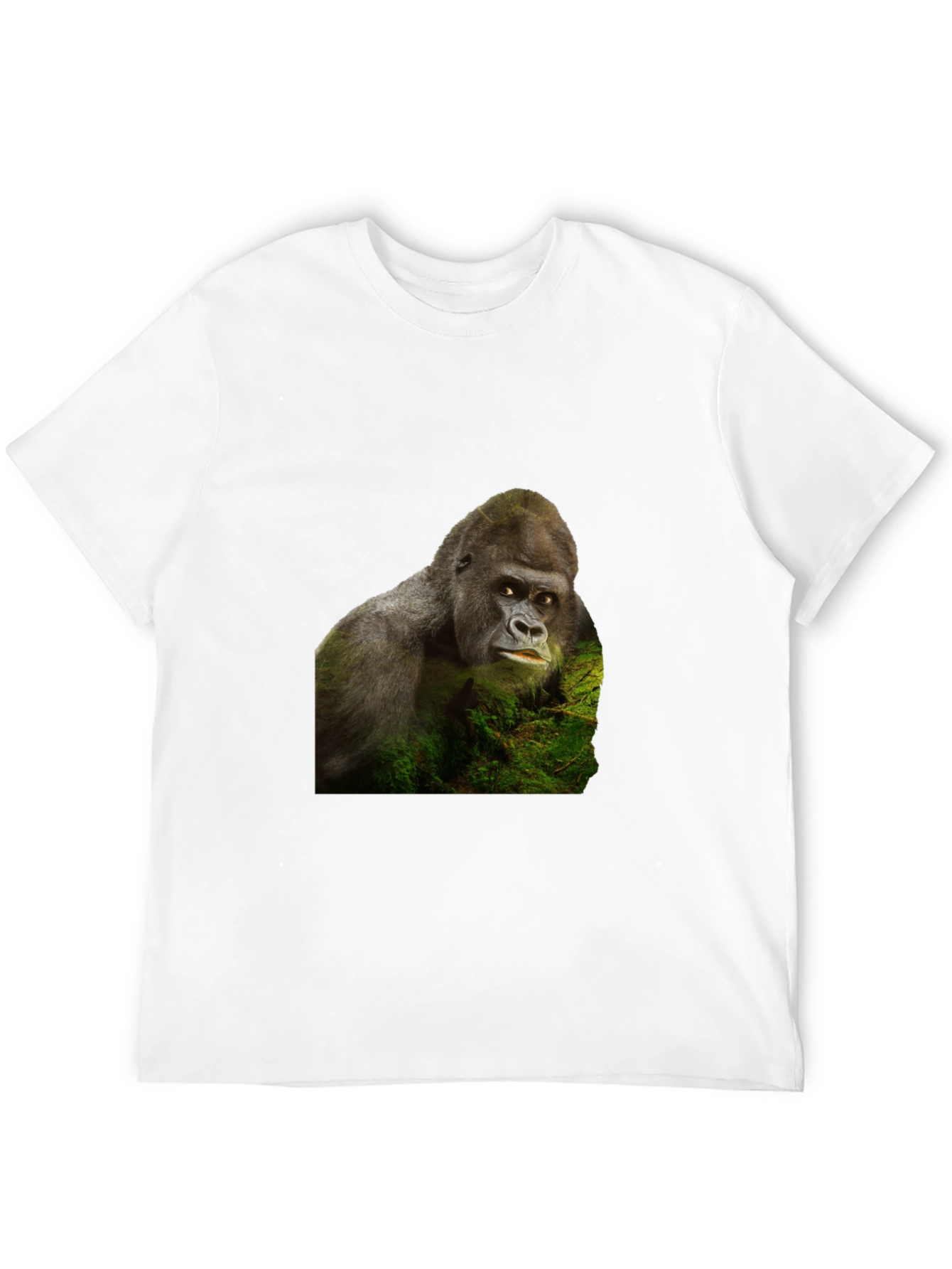 Gorilla Graphic T-Shirt - Black Crew Neck Tee