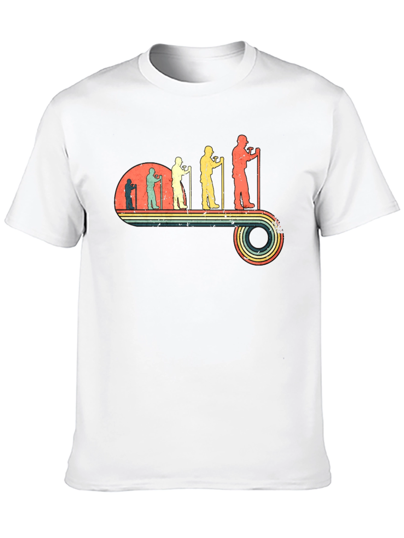 Retro Mining Evolution T-Shirt - Black