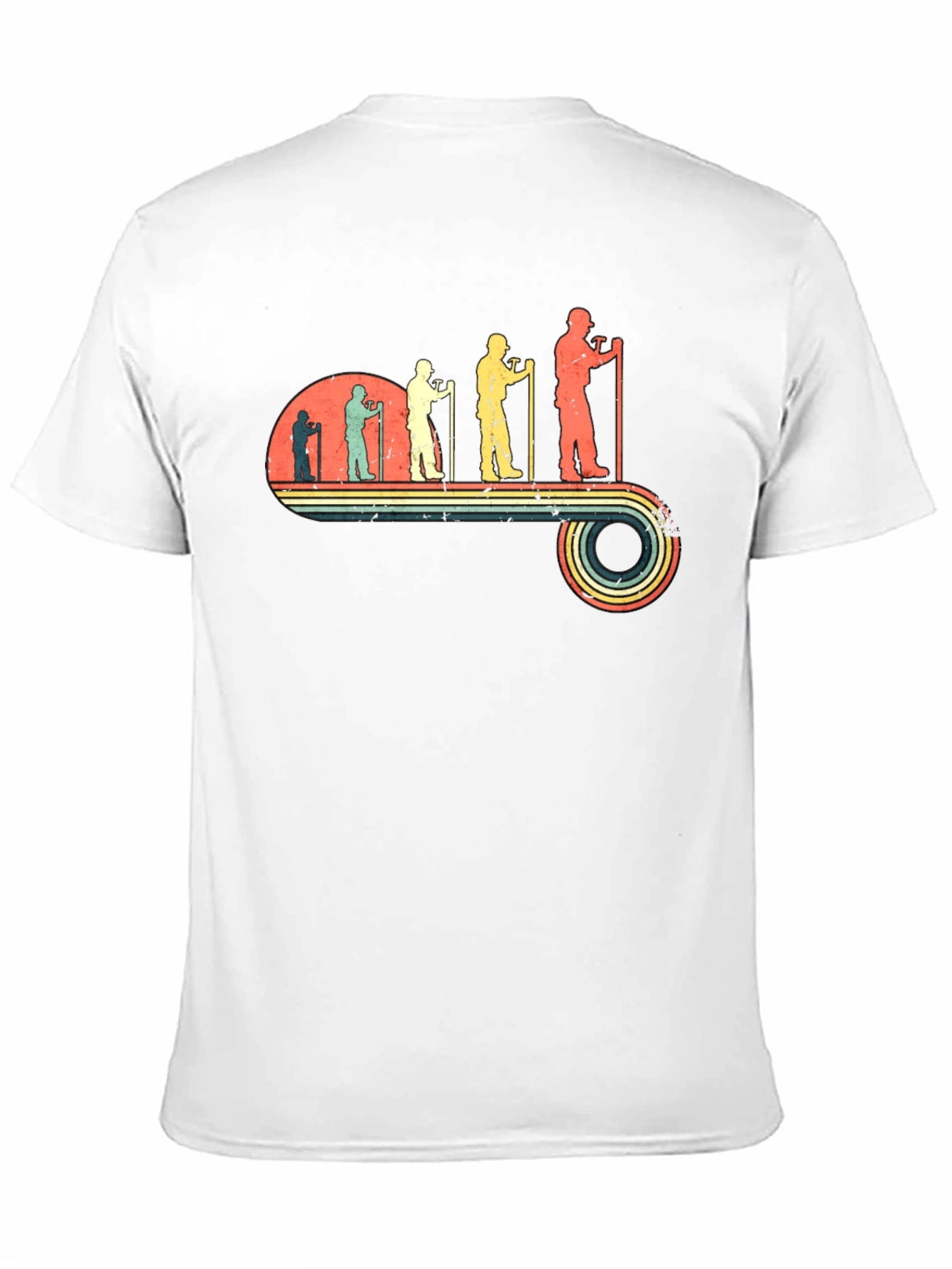 Retro Mining Evolution T-Shirt - Black