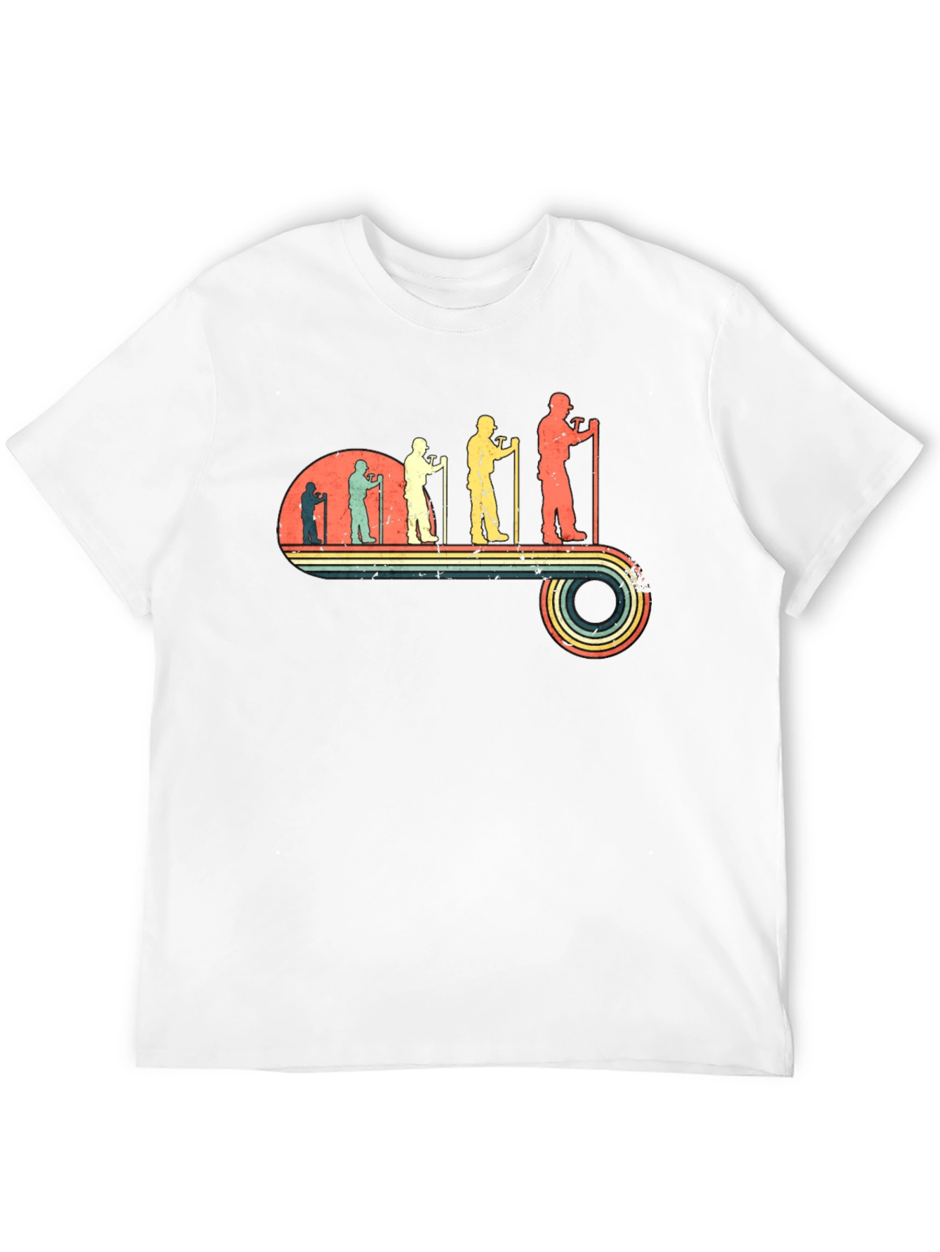 Retro Mining Evolution T-Shirt - Black