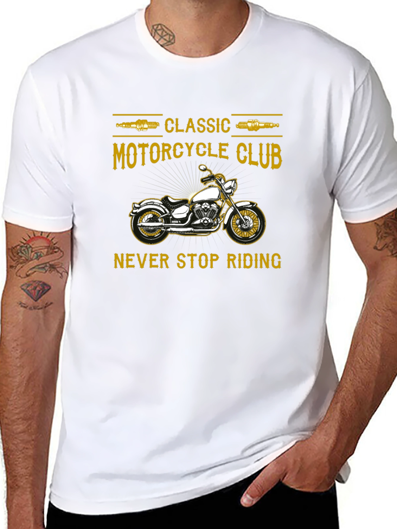Classic Motorcycle Club Graphic Tee