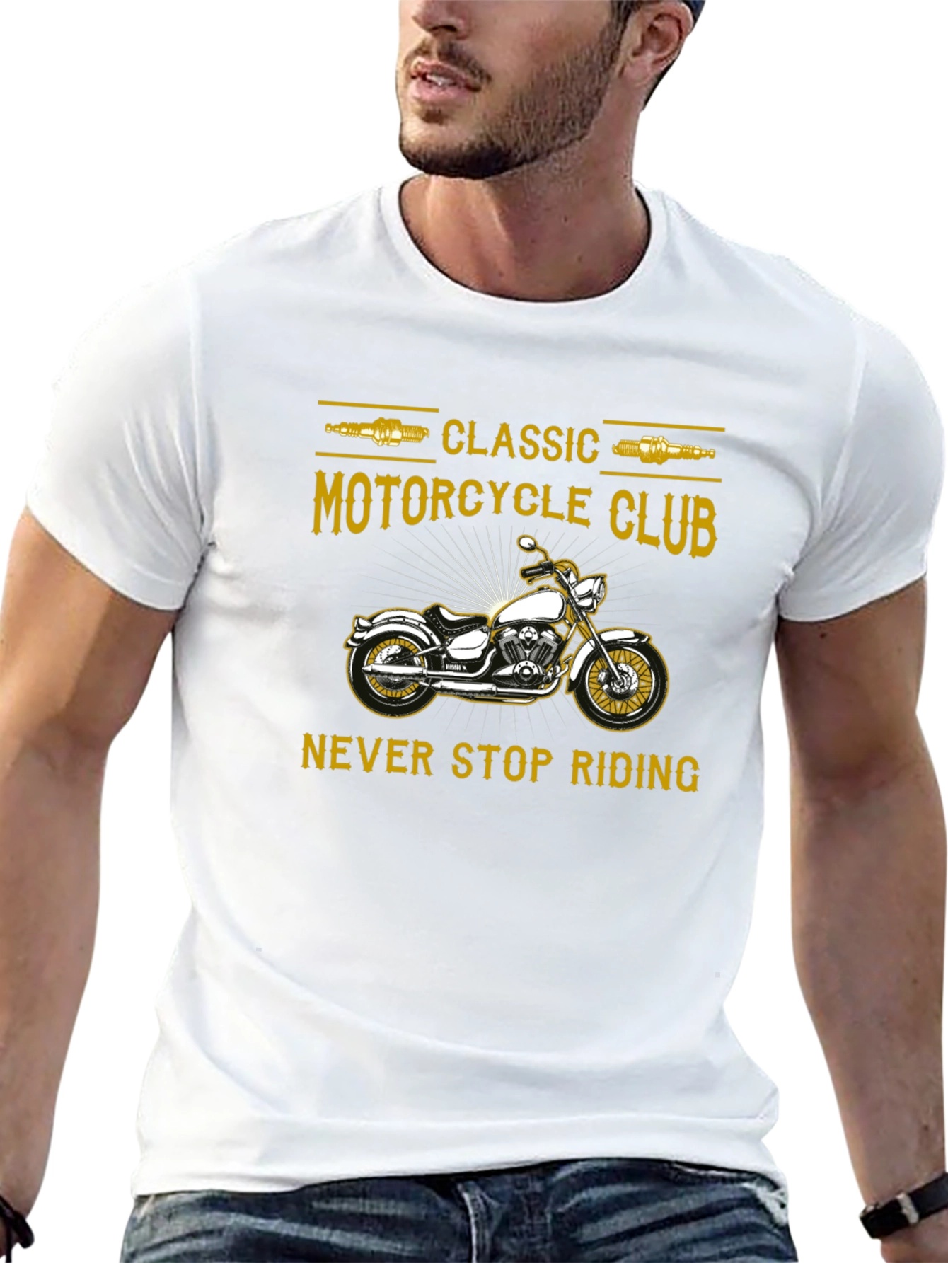 Classic Motorcycle Club Graphic Tee