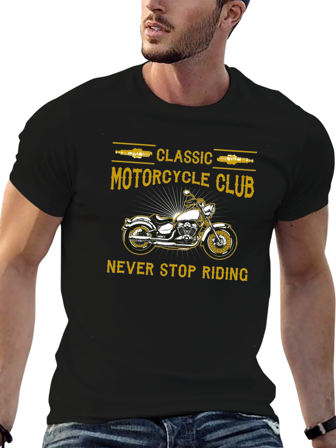 Classic Motorcycle Club Graphic Tee