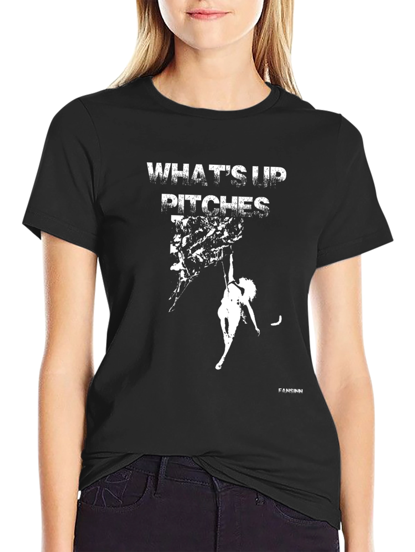 Whats Up Pitches Climbing Graphic Tee