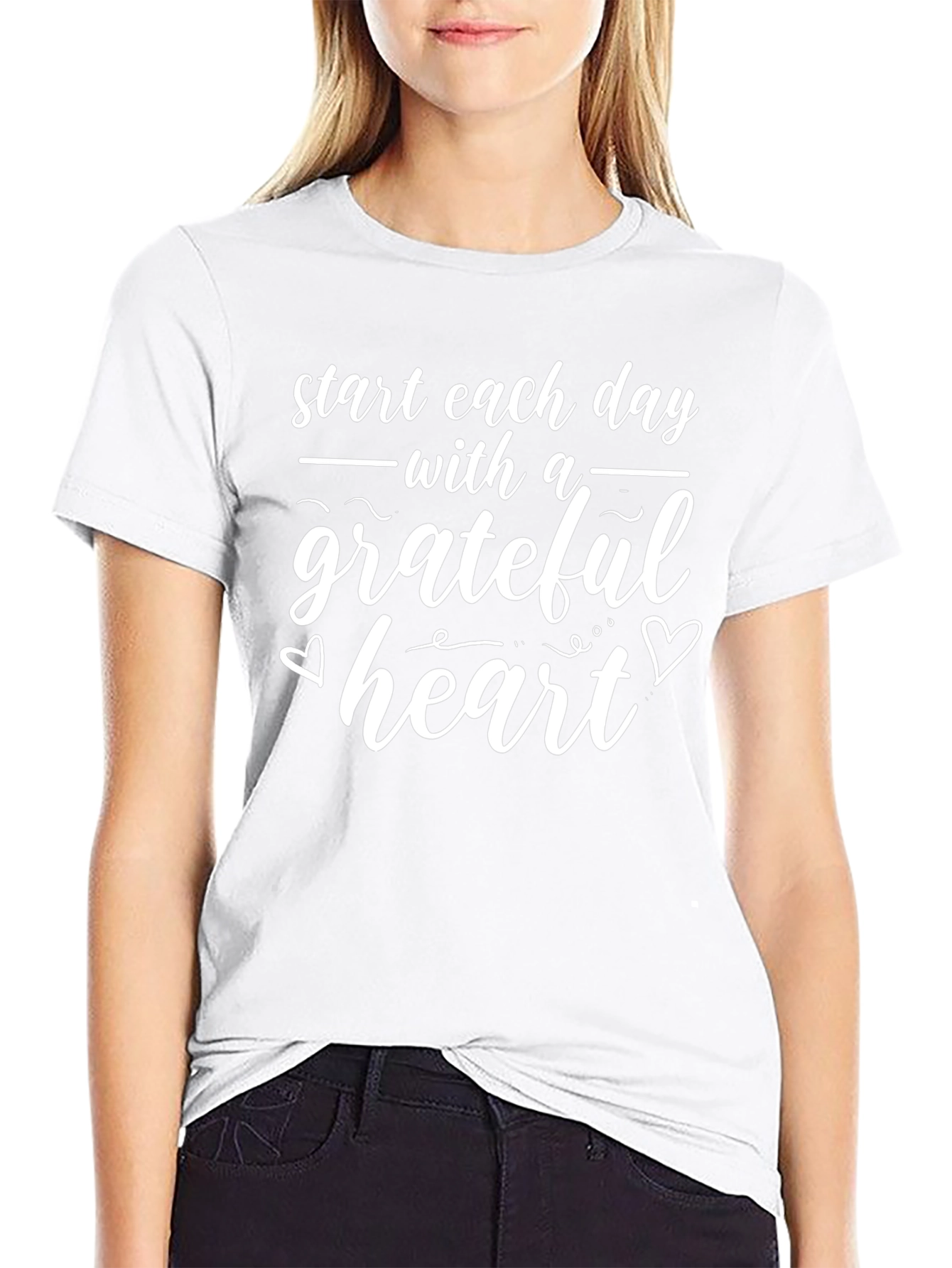 Grateful Heart T-Shirt - Start Each Day