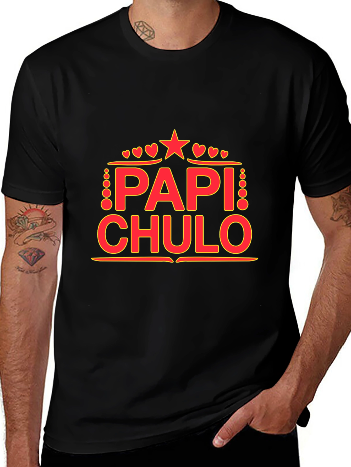Papi Chulo Graphic Tee - Trendy Mens T-Shirt