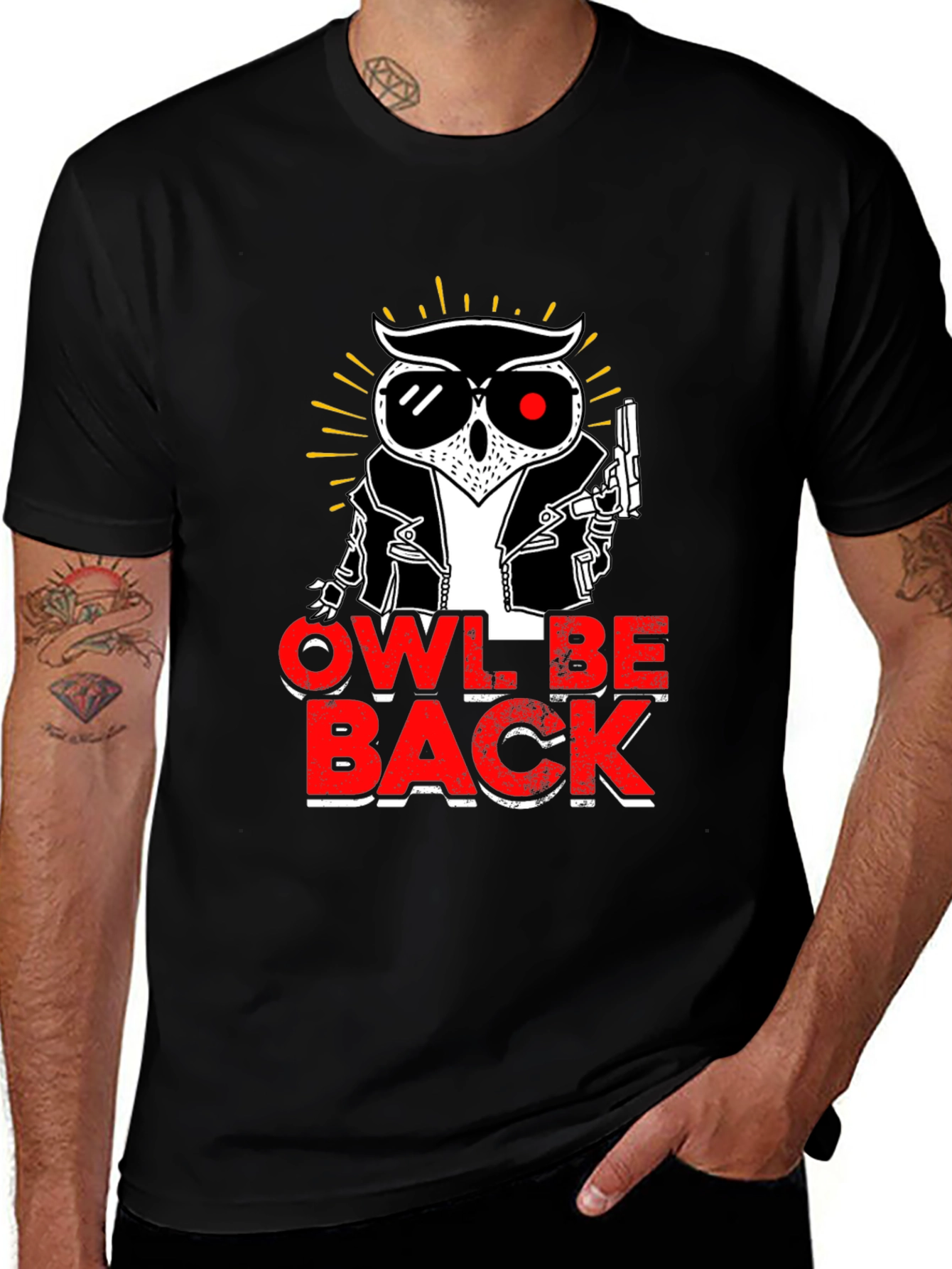 Owl Be Back Graphic T-Shirt