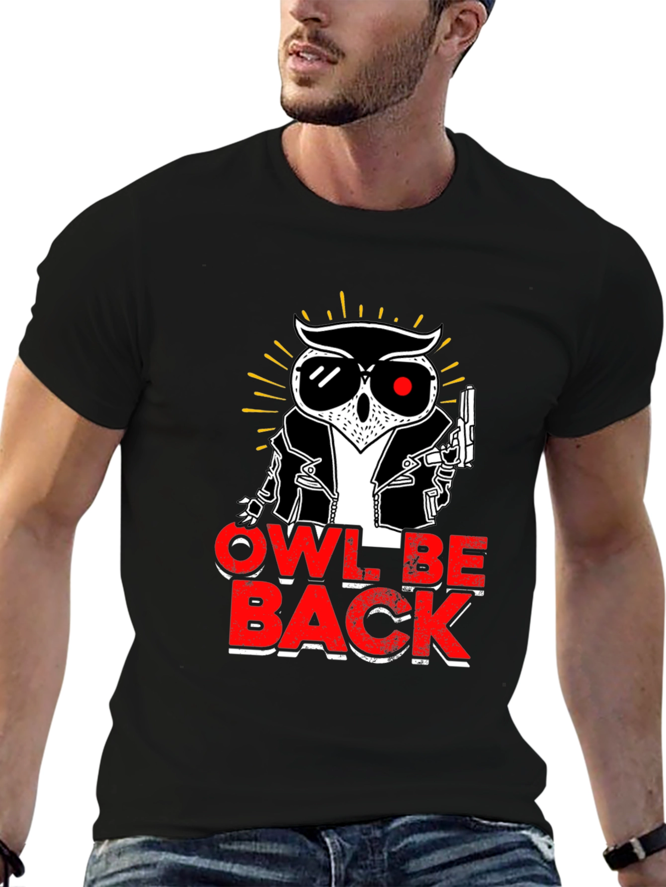 Owl Be Back Graphic T-Shirt