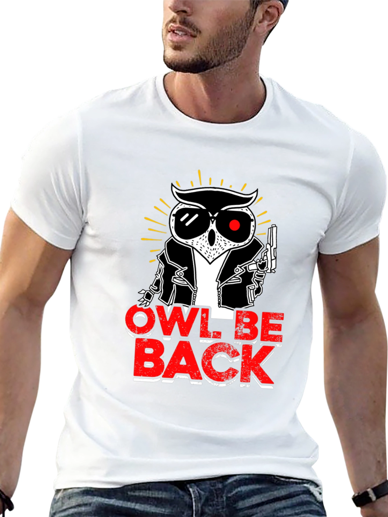 Owl Be Back Graphic T-Shirt