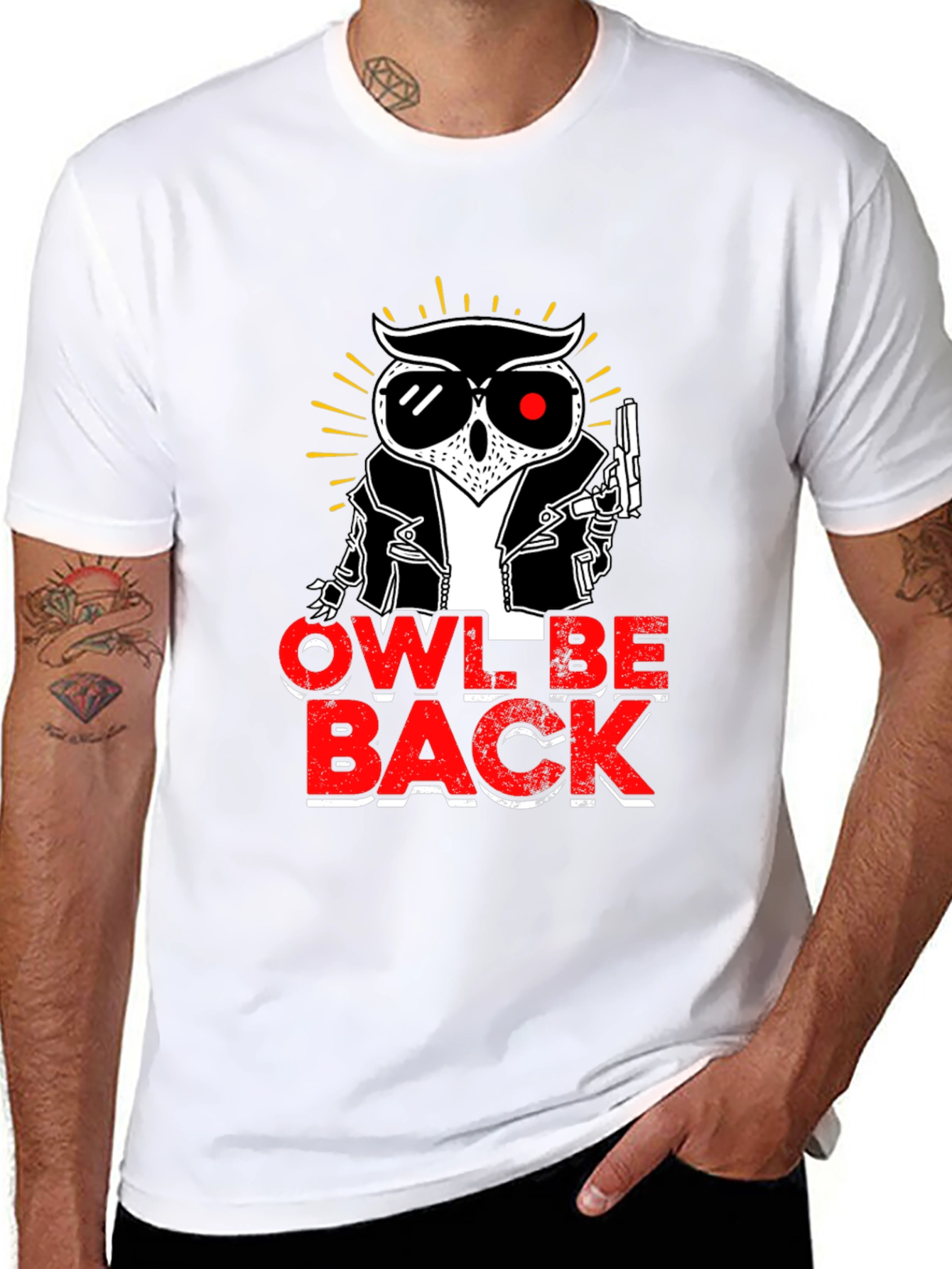 Owl Be Back Graphic T-Shirt