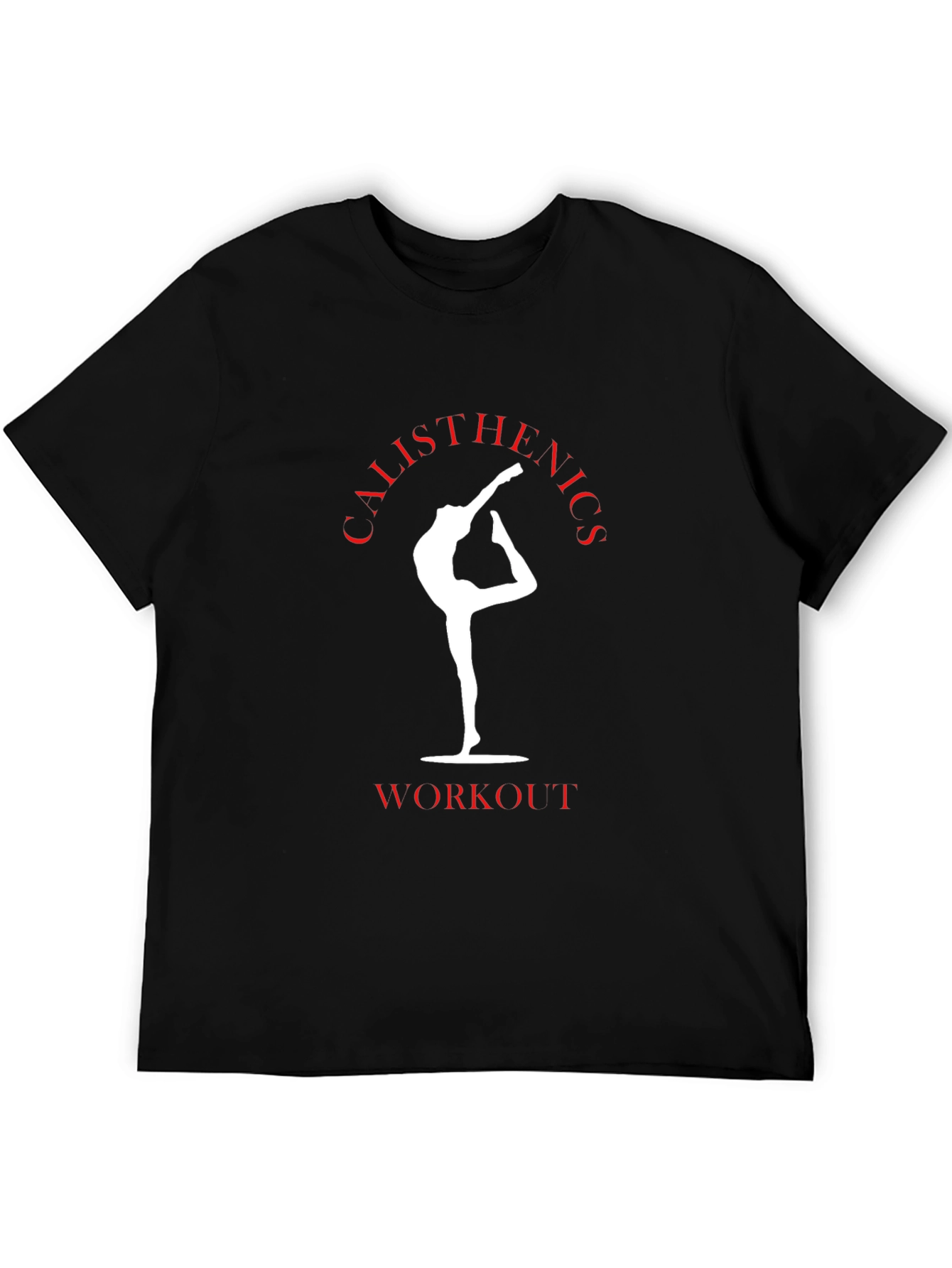 Calisthenics Workout Black Graphic Tee