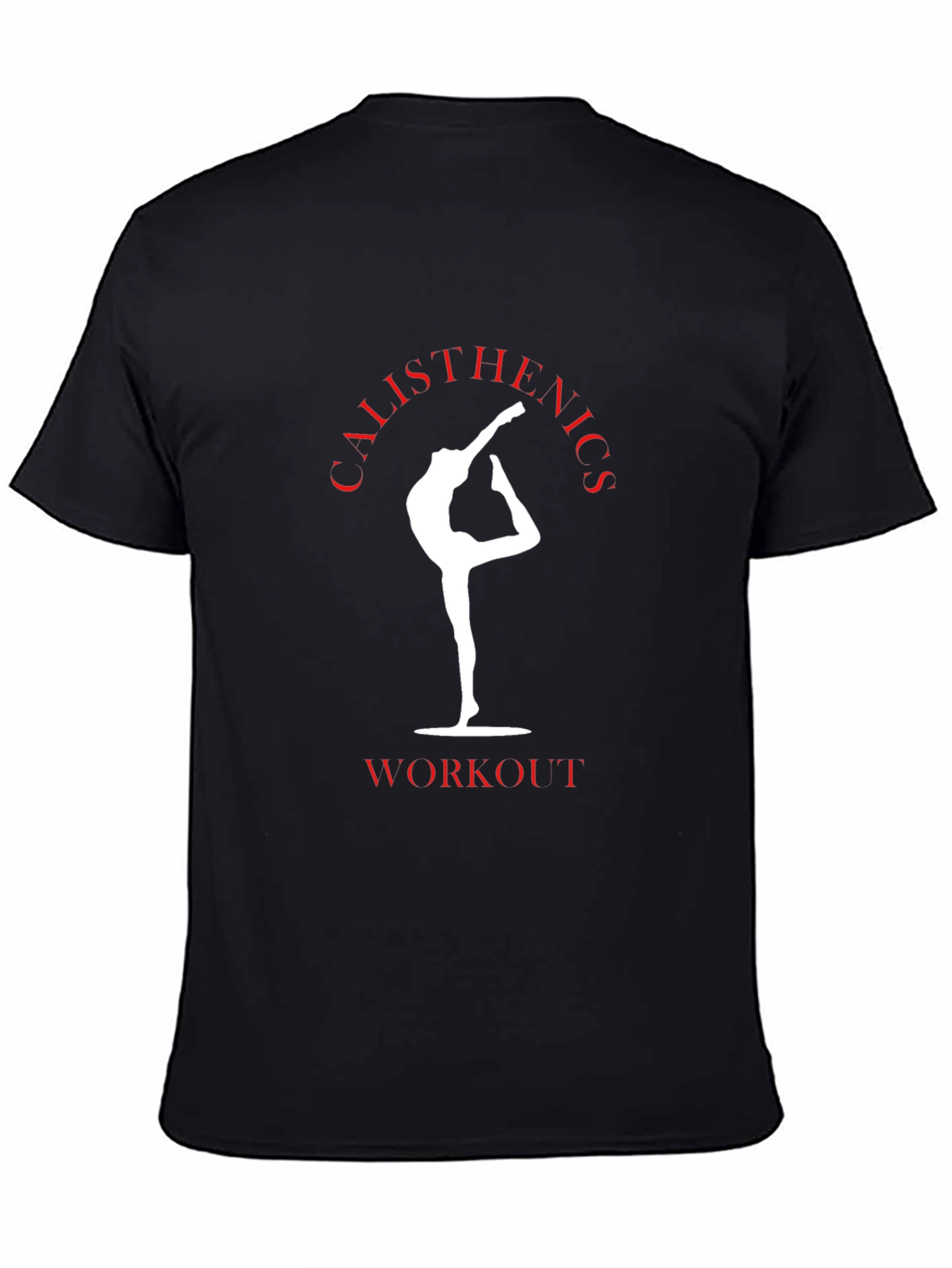 Calisthenics Workout Black Graphic Tee