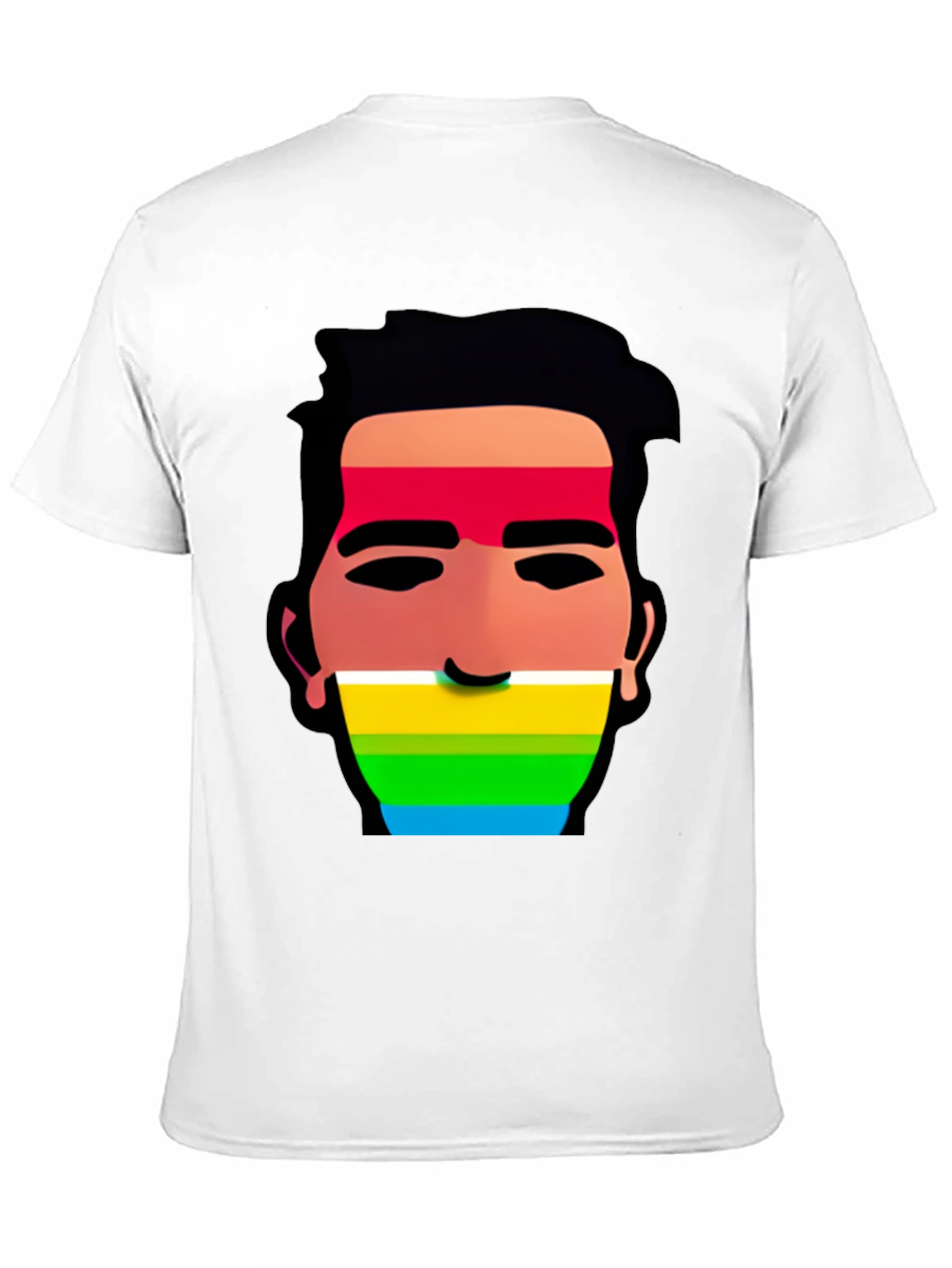 Rainbow Face Graphic Tee