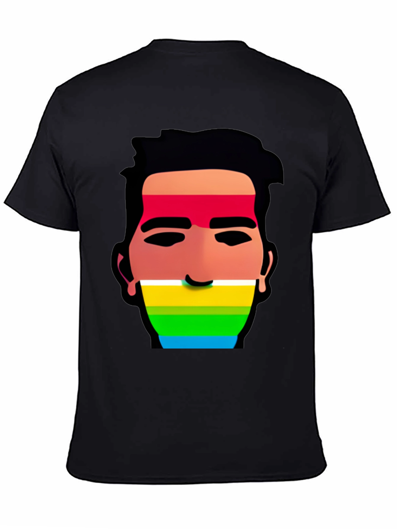 Rainbow Face Graphic Tee
