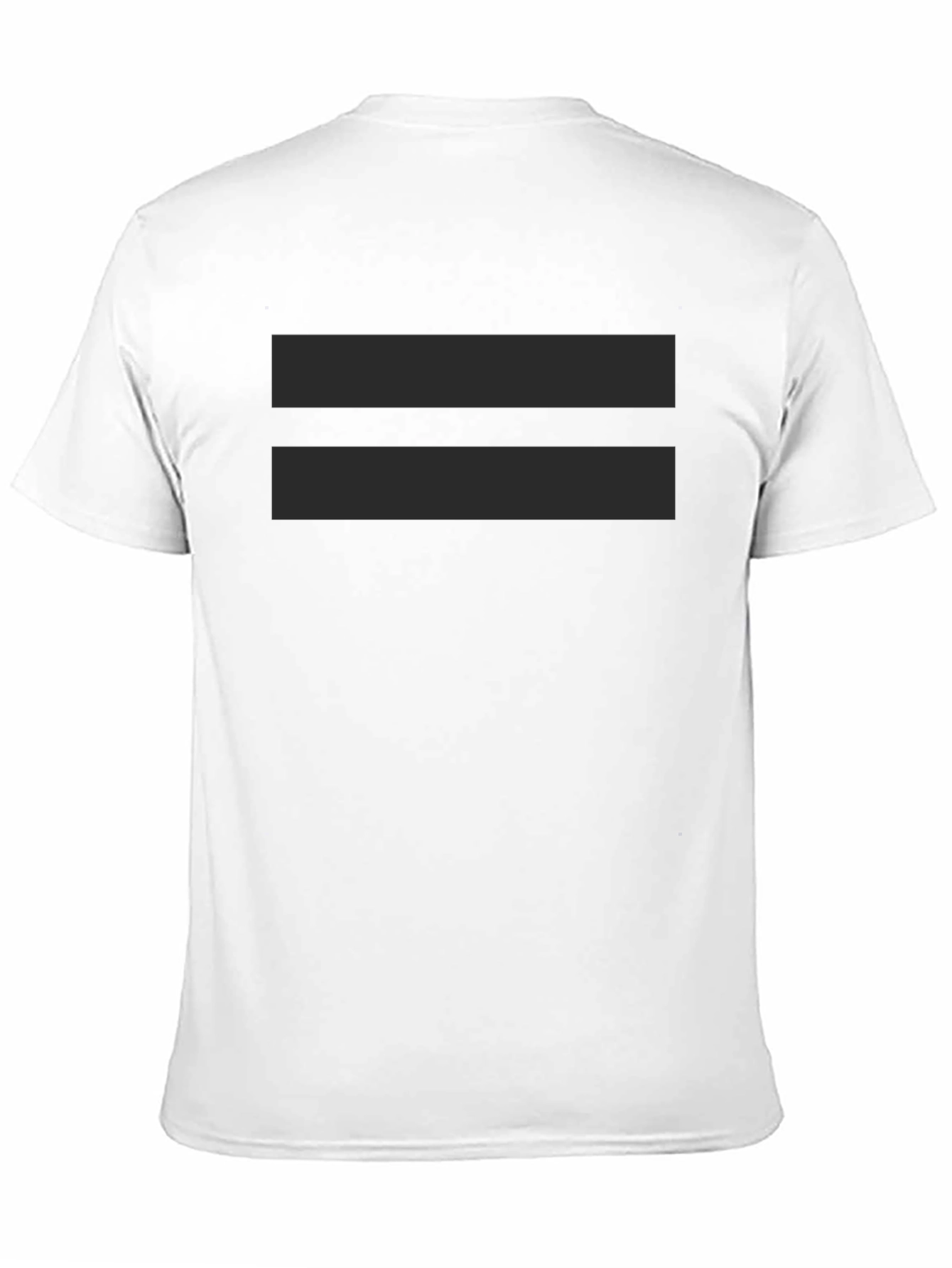 Equality Symbol Black T-Shirt - Simple Statement Tee
