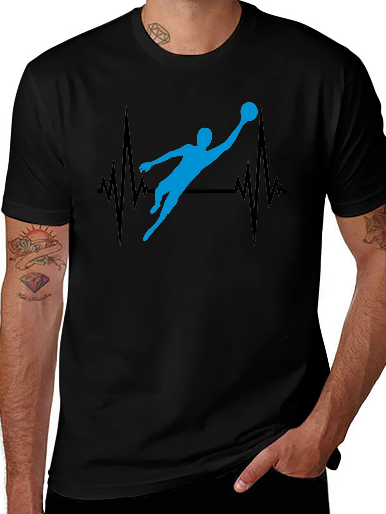 Basketball Heartbeat T-Shirt