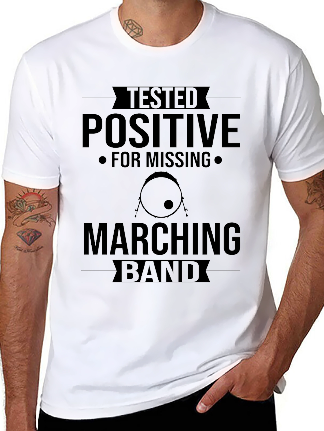 Tested Positive for Missing Marching Band T-Shirt