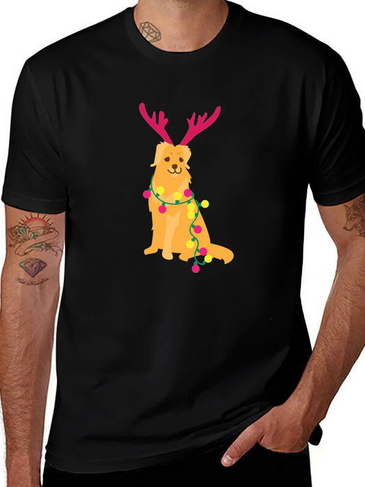 Dog Reindeer Holiday T-Shirt