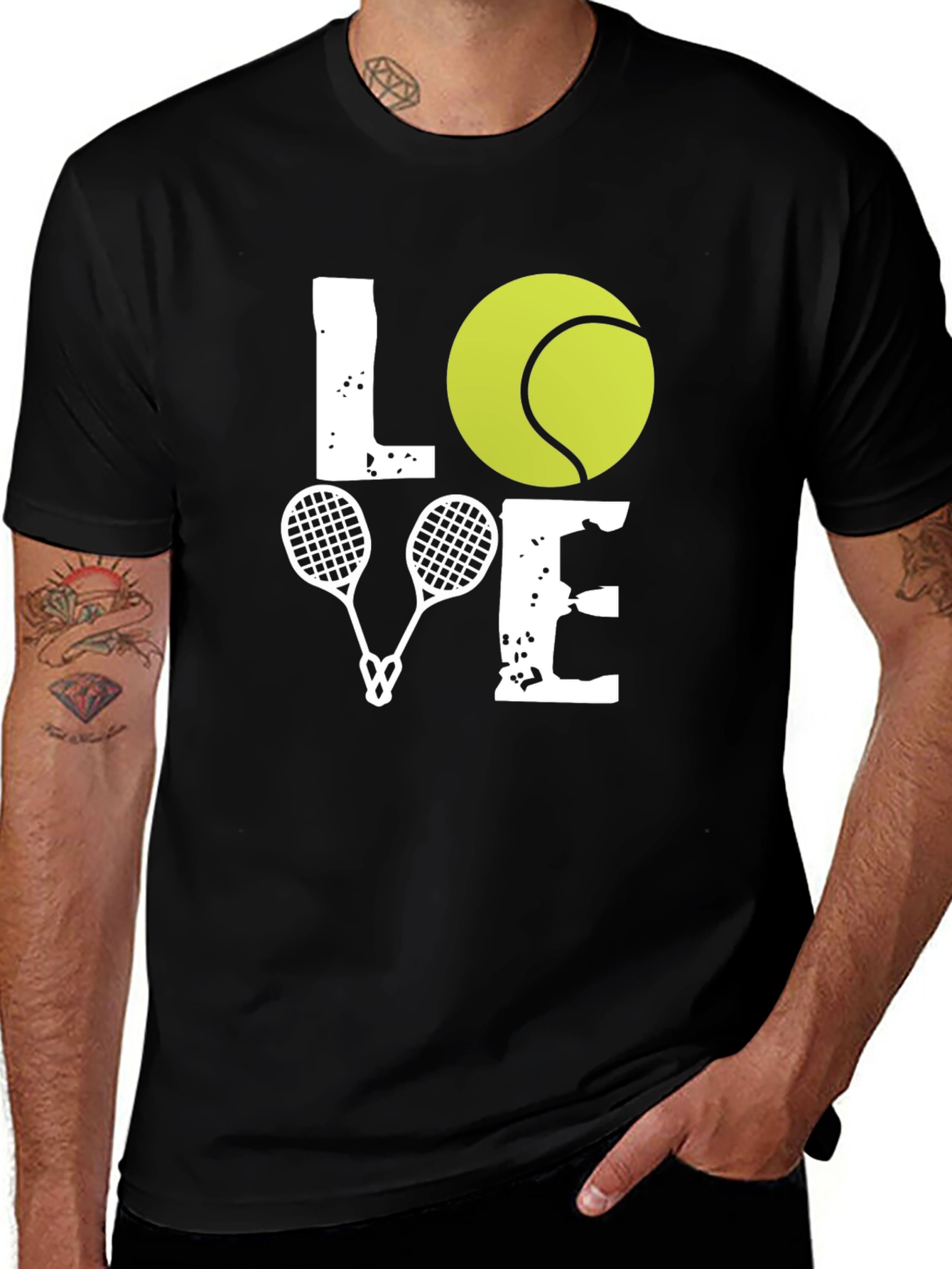 Tennis Love Graphic T-Shirt - Stylish Sportswear