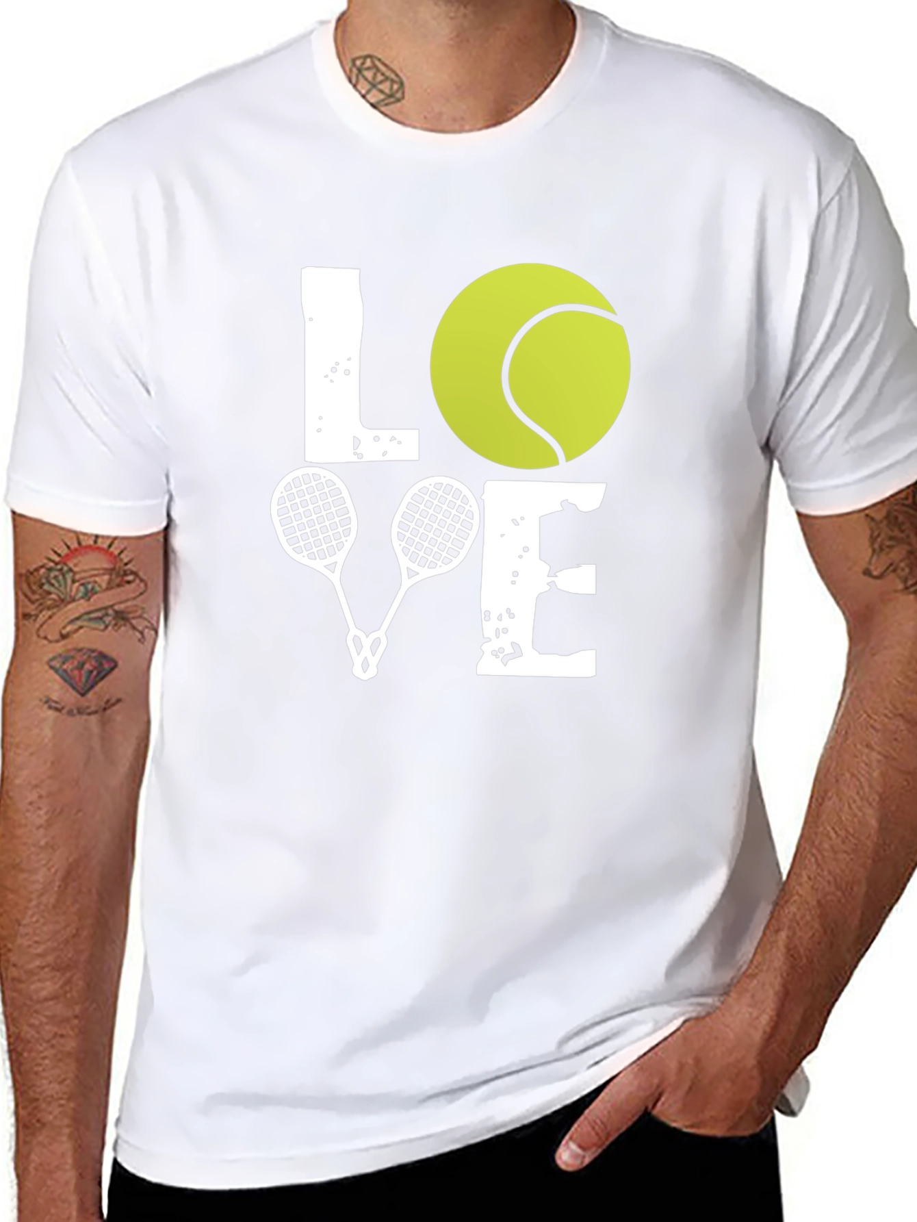 Tennis Love Graphic T-Shirt - Stylish Sportswear