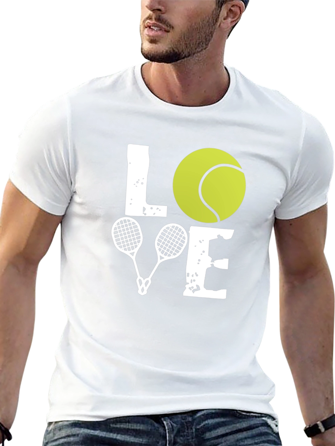 Tennis Love Graphic T-Shirt - Stylish Sportswear