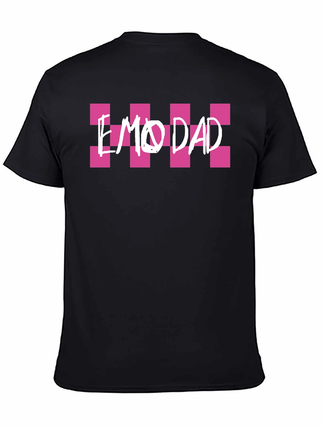 Emo Dad Graphic Tee - Black Novelty T-Shirt