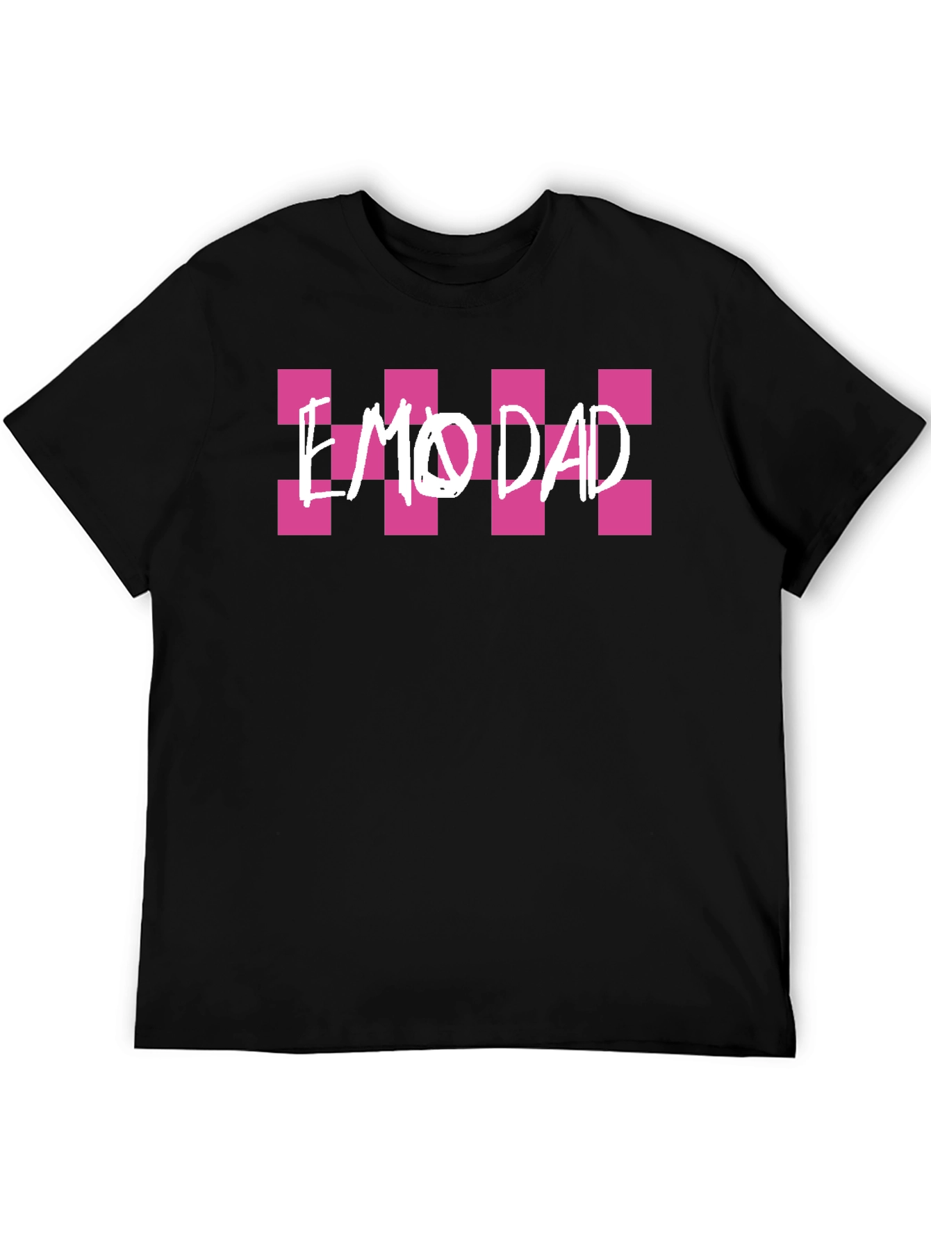 Emo Dad Graphic Tee - Black Novelty T-Shirt