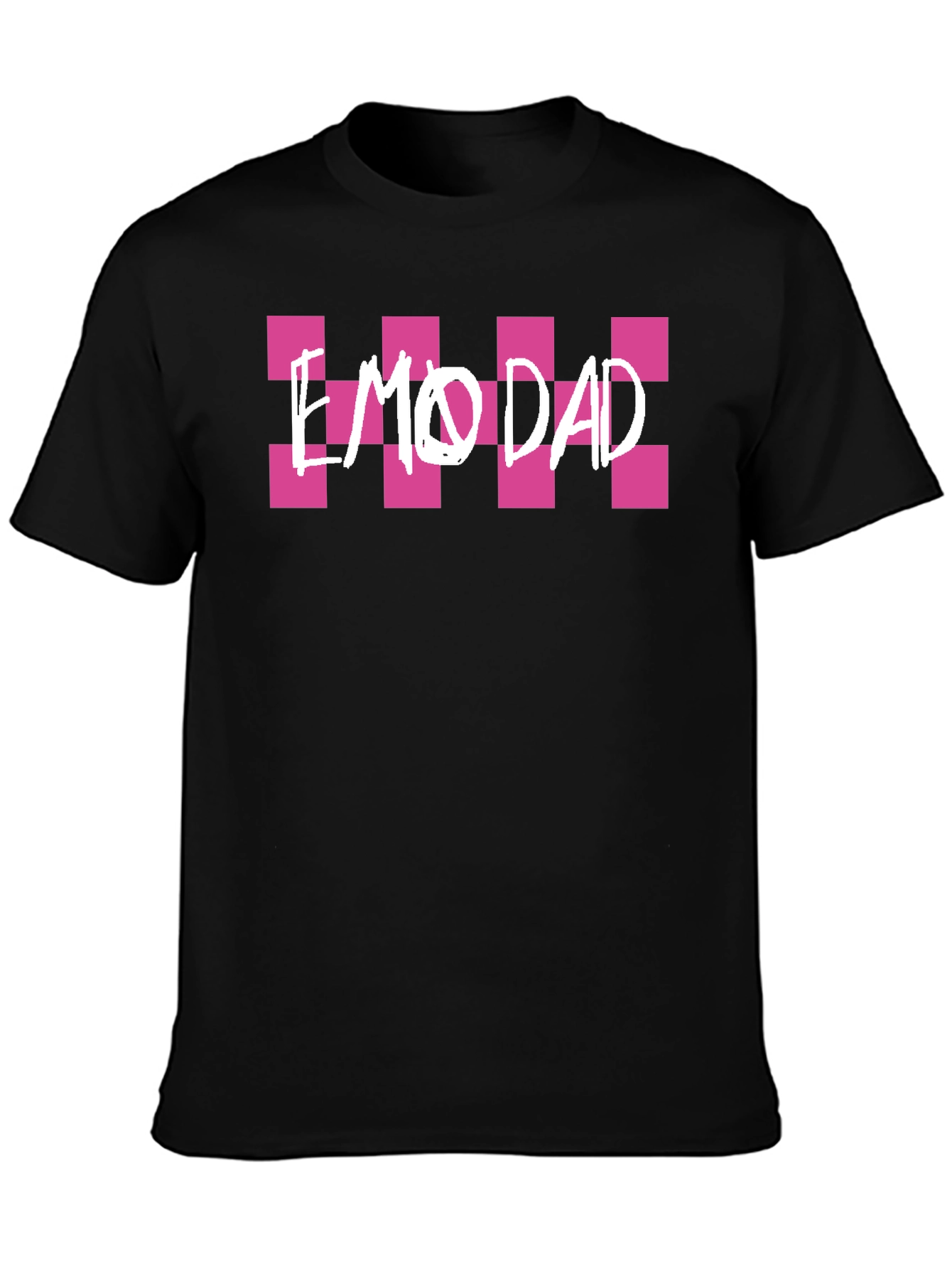 Emo Dad Graphic Tee - Black Novelty T-Shirt