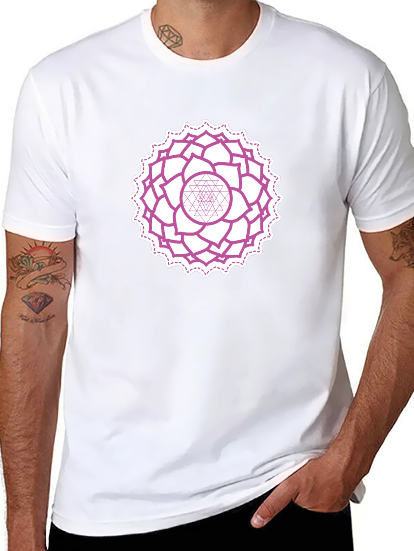 Crown Chakra T-Shirt - Spiritual Design