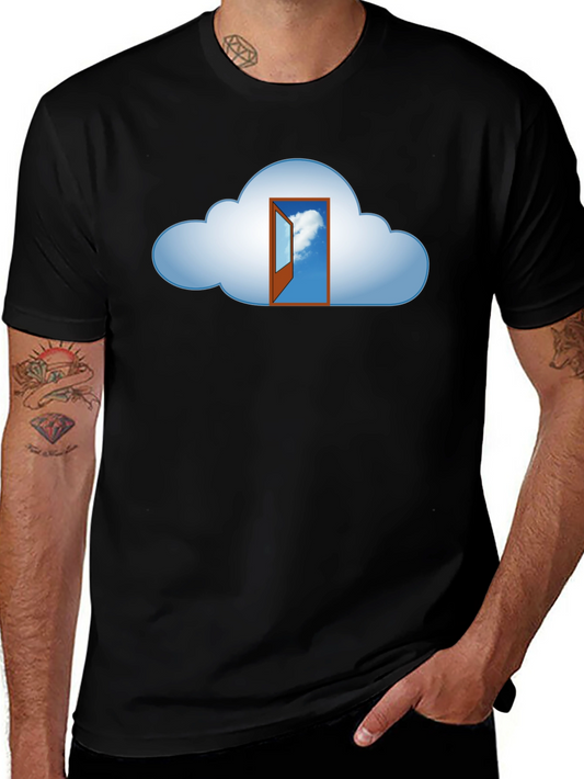 Cloud Doorway Graphic Tee - Unique Design