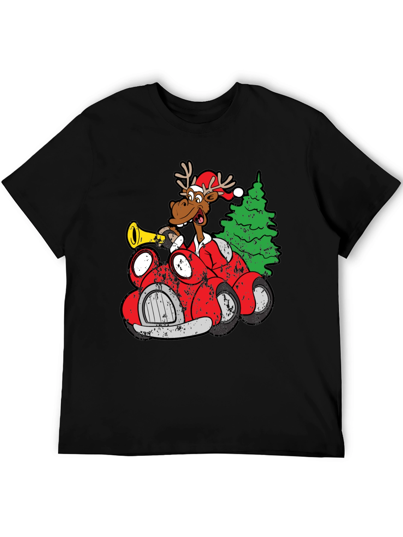 Festive Moose Christmas T-Shirt