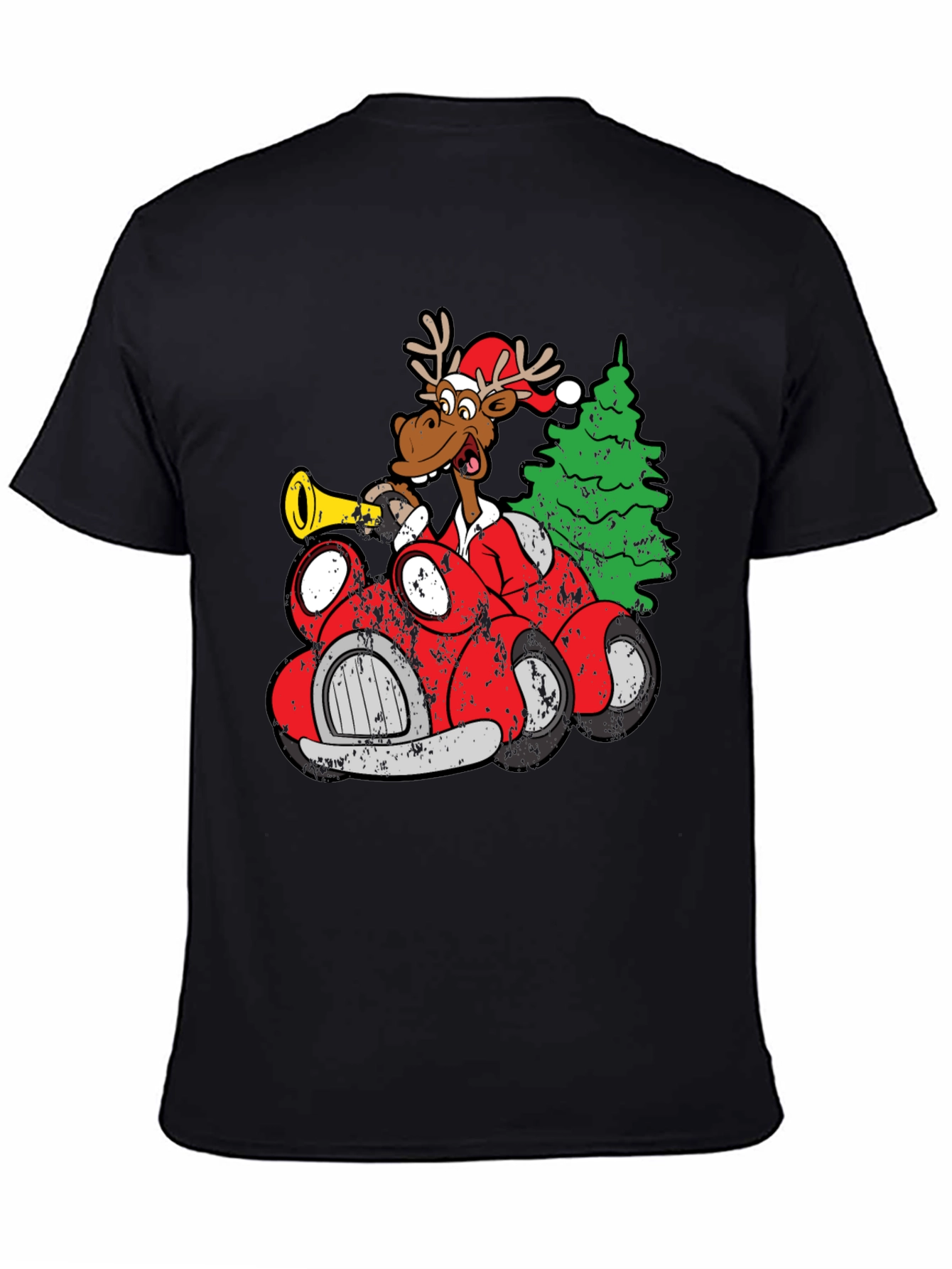 Festive Moose Christmas T-Shirt