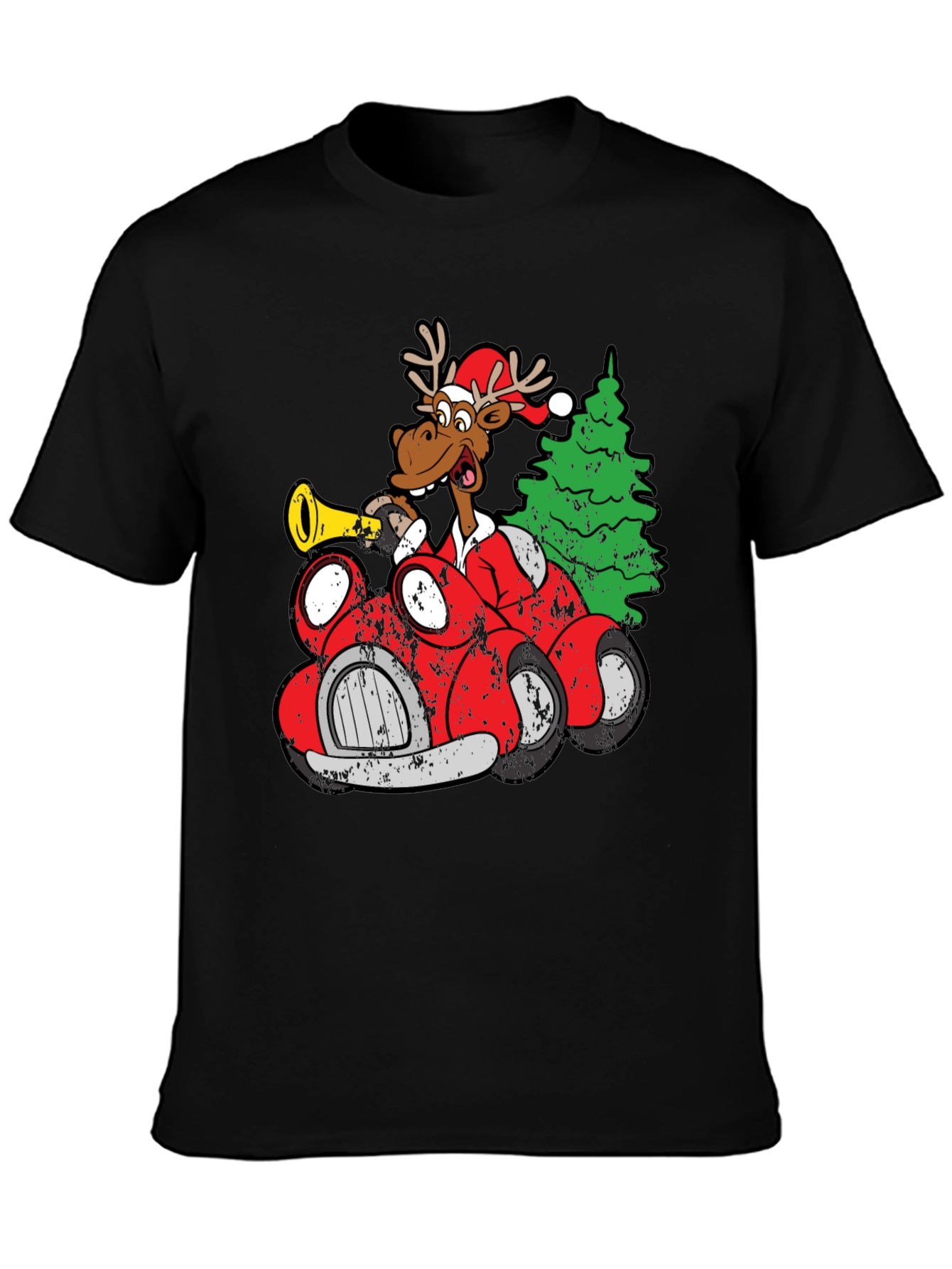 Festive Moose Christmas T-Shirt
