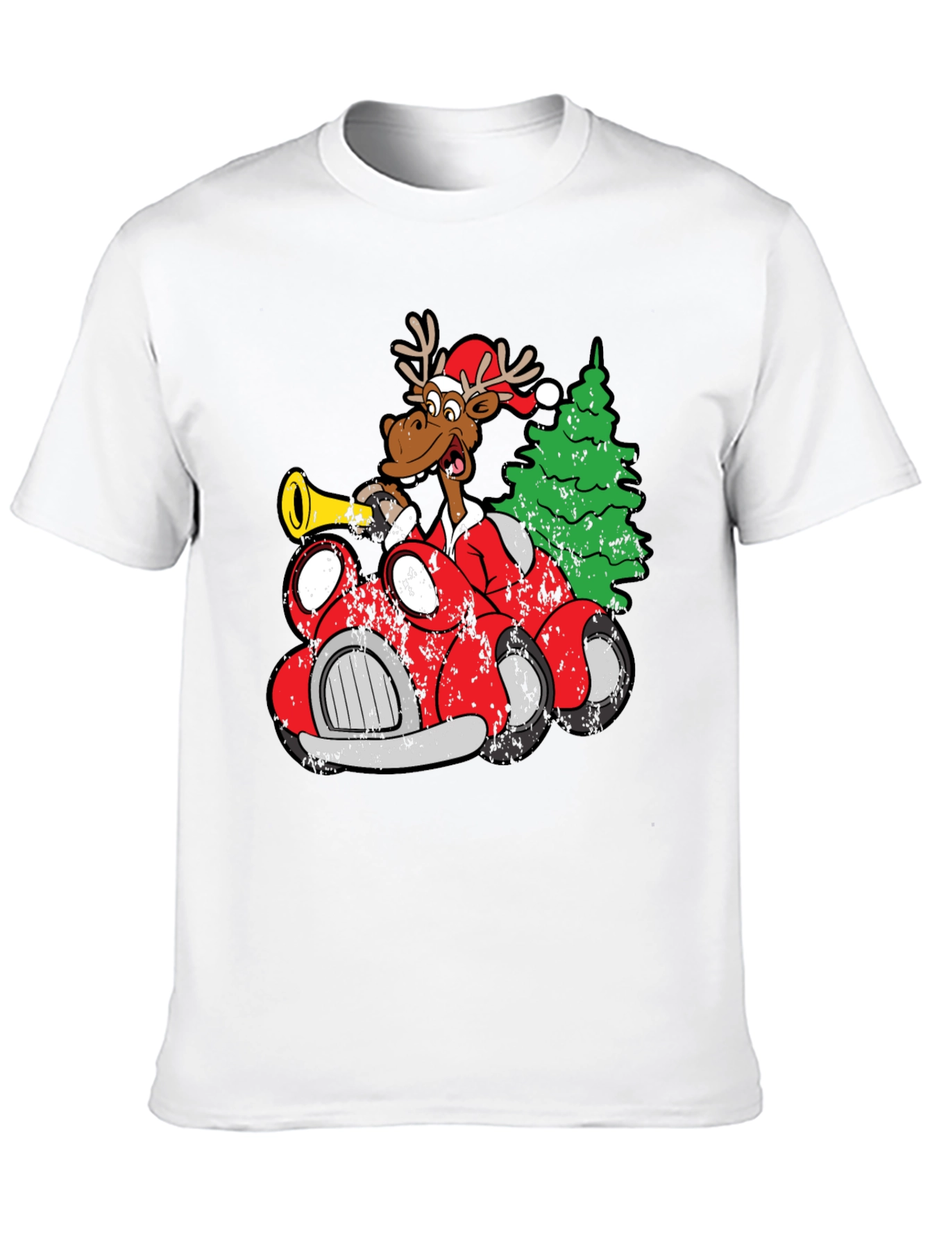 Festive Moose Christmas T-Shirt