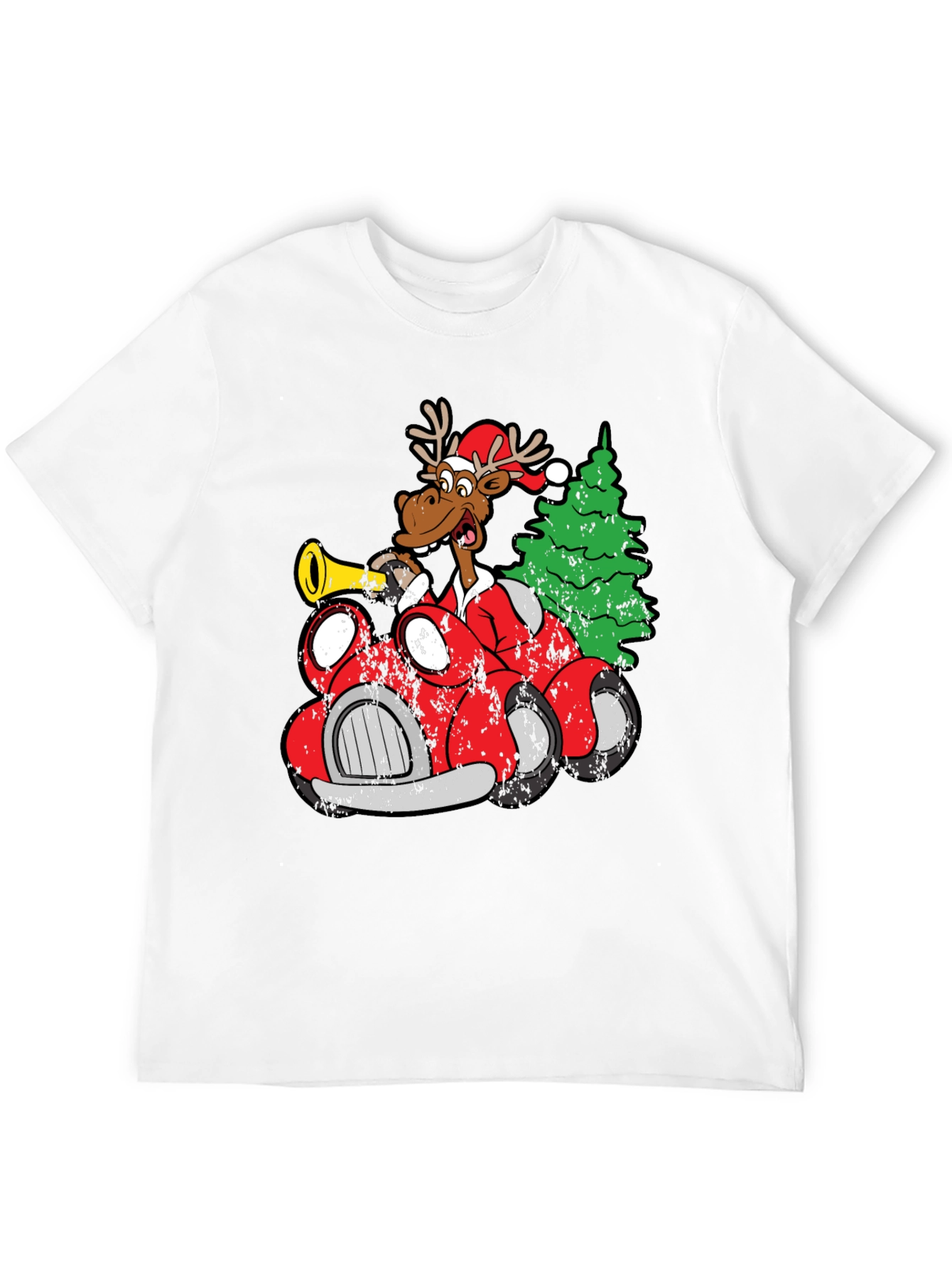 Festive Moose Christmas T-Shirt