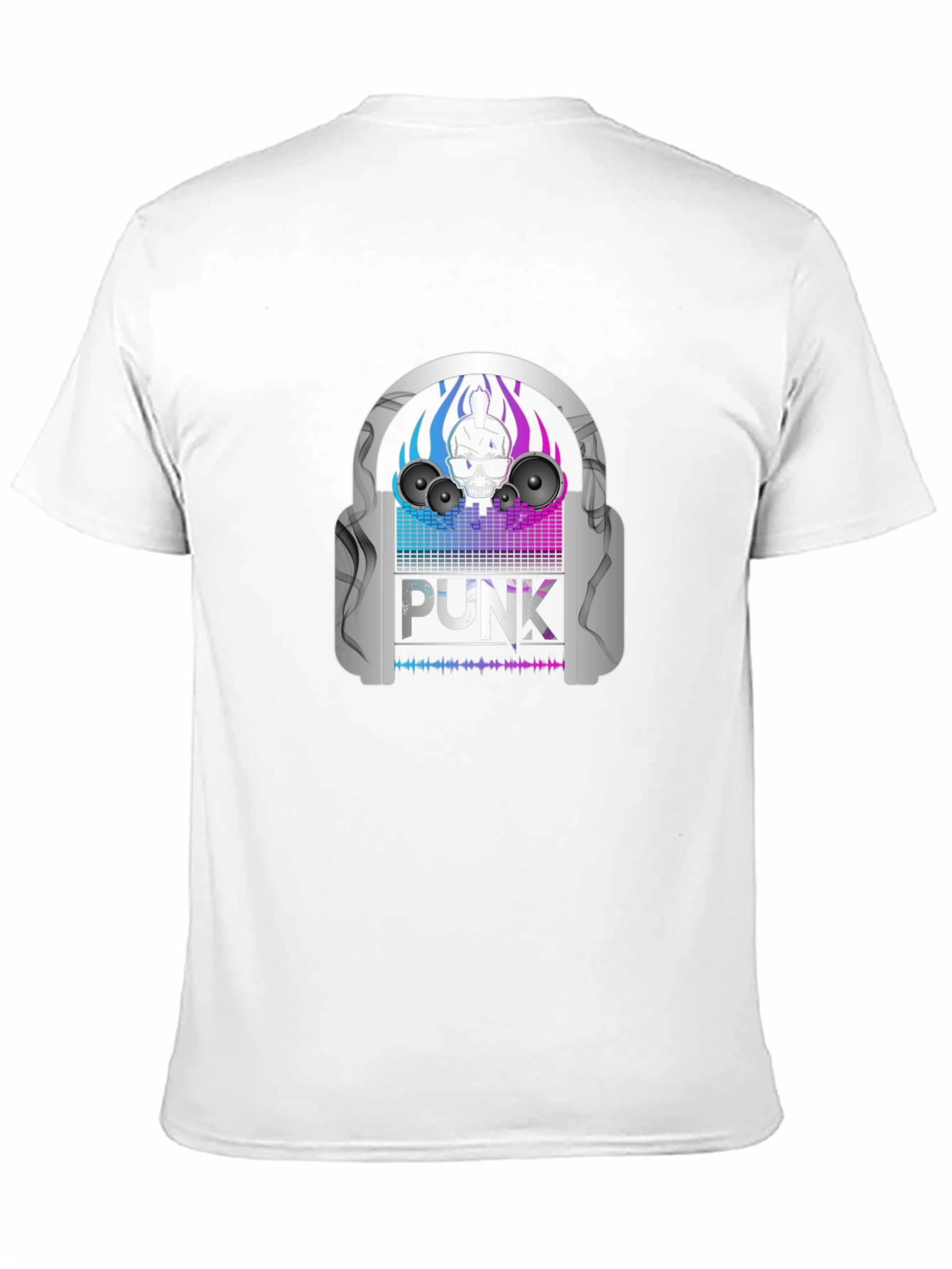 Punk Skull Headphone T-Shirt