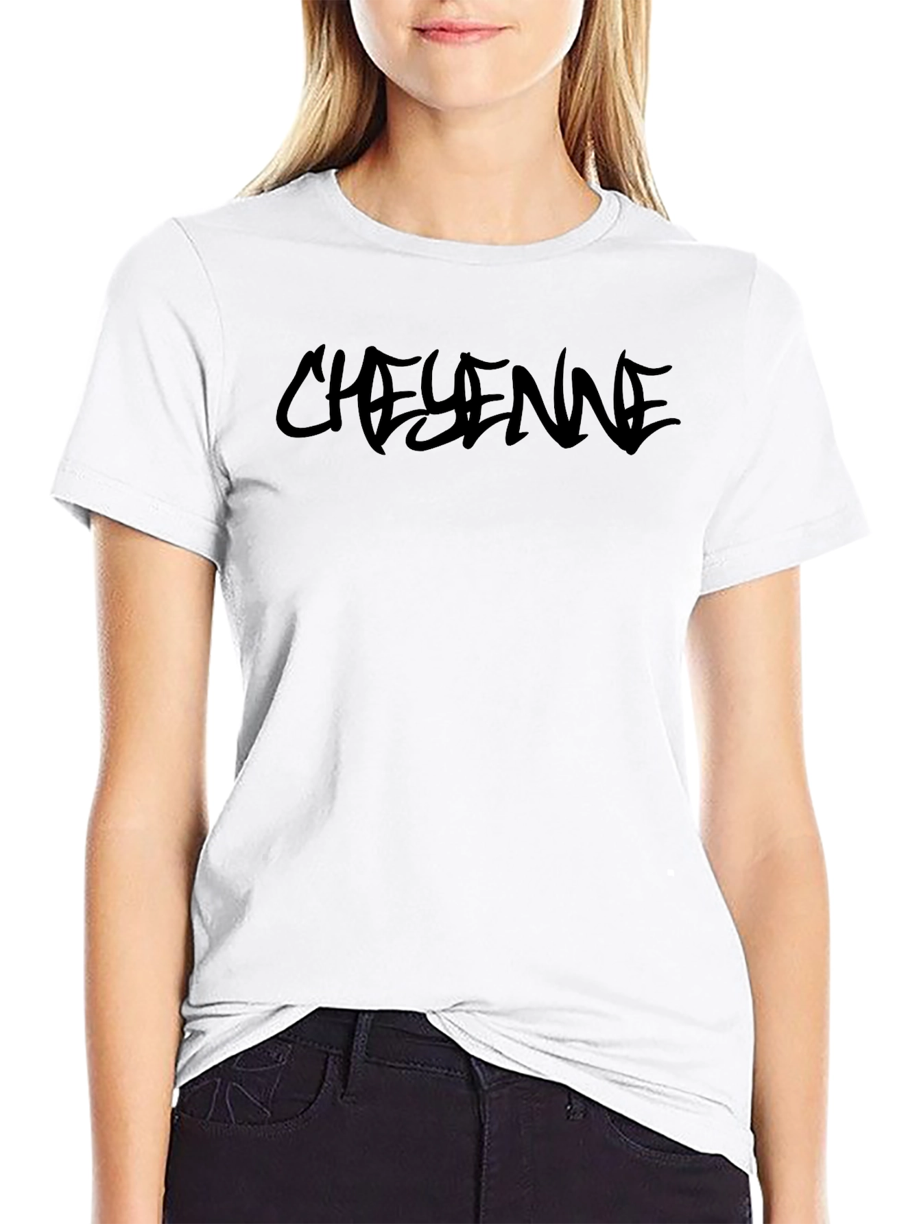 Cheyenne Graphic Black T-Shirt