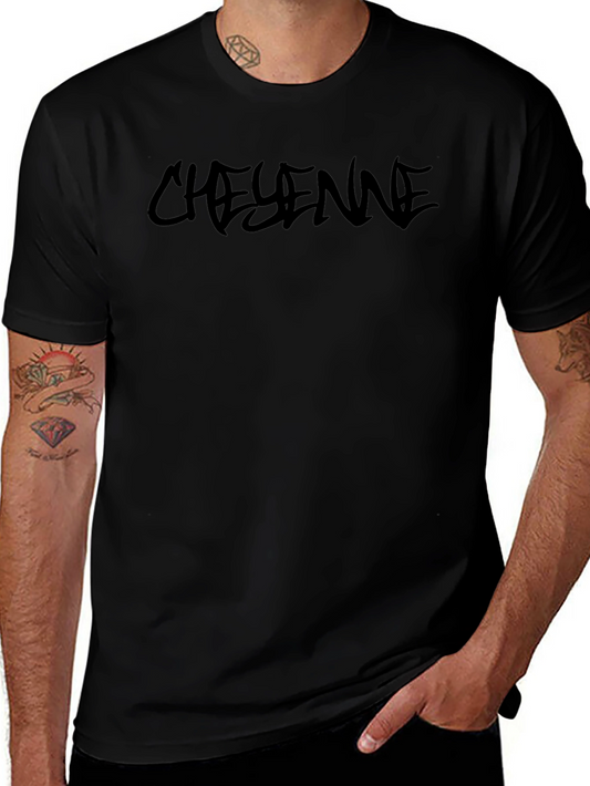 Cheyenne Graphic Black T-Shirt