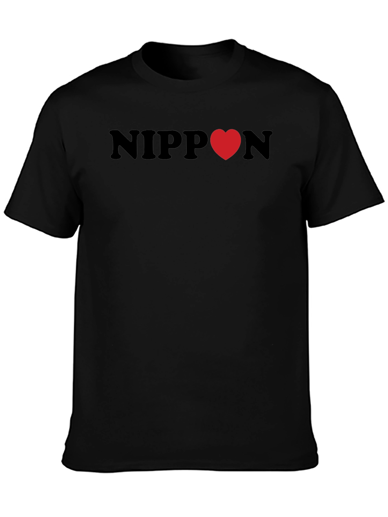 Nippon Heart Graphic Tee - Soft Cotton Blend T-Shirt