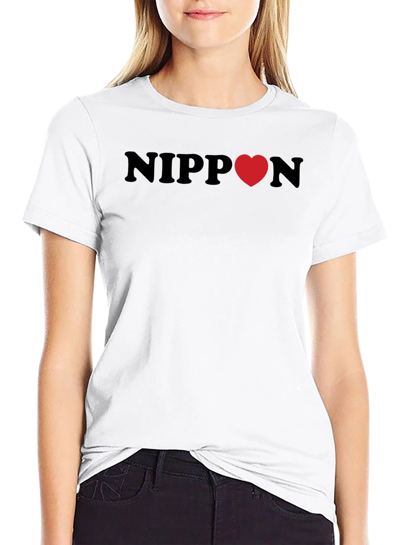 Nippon Heart Graphic Tee - Soft Cotton Blend T-Shirt