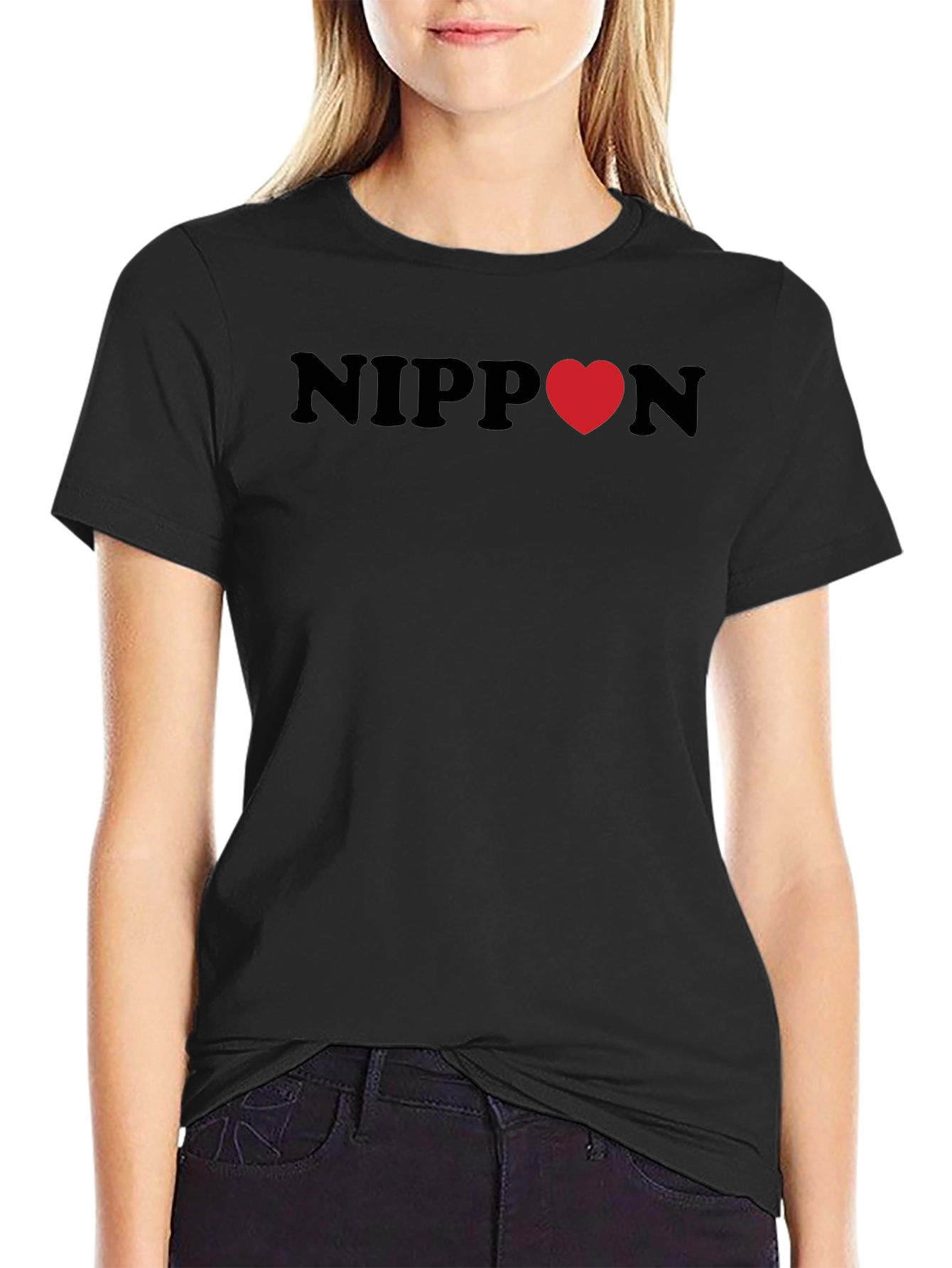 Nippon Heart Graphic Tee - Soft Cotton Blend T-Shirt