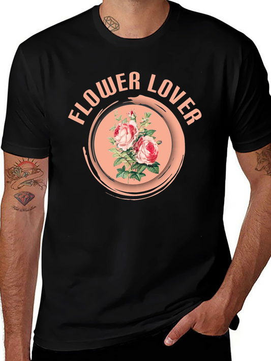 Flower Lover T-Shirt - Floral Design