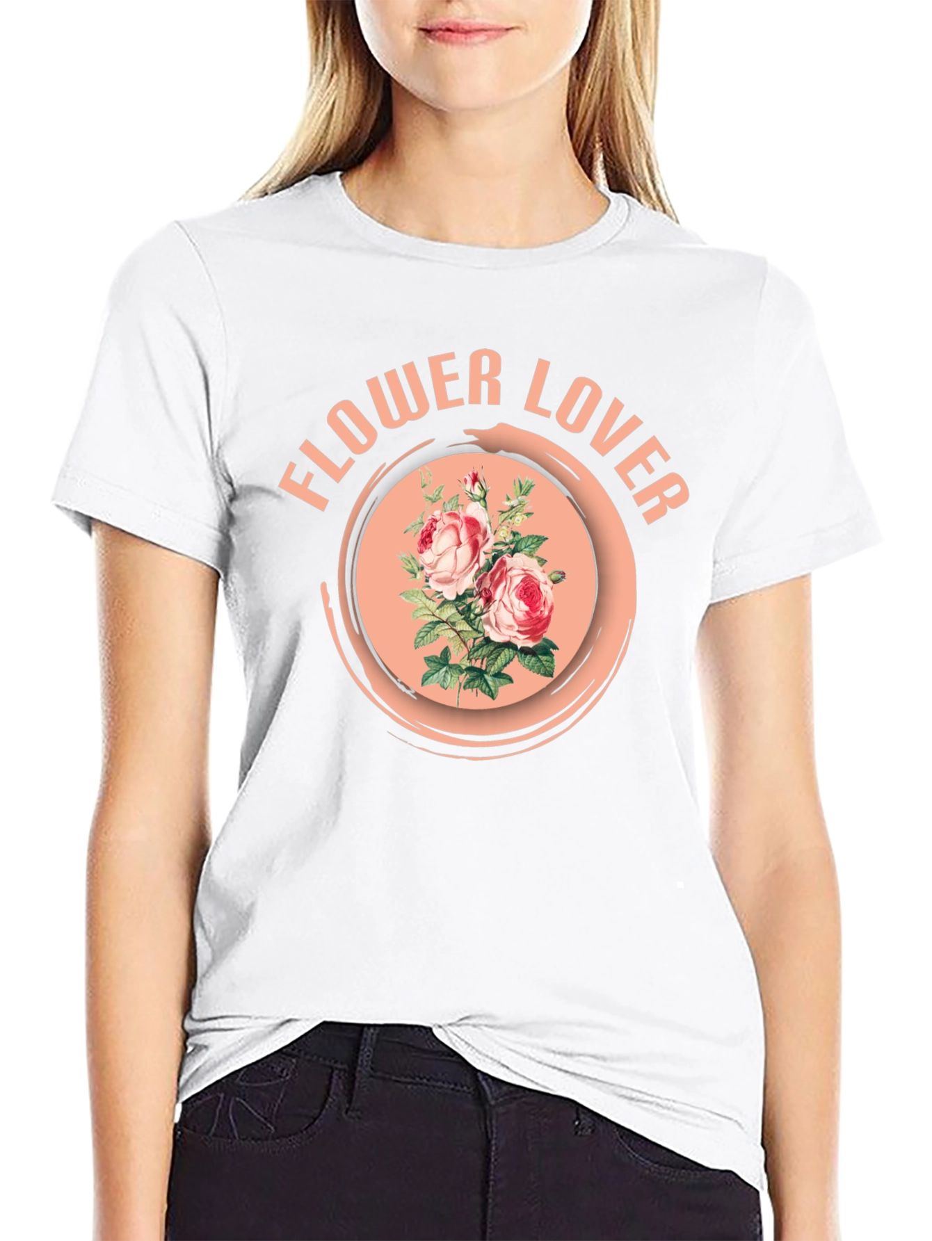 Flower Lover T-Shirt - Floral Design