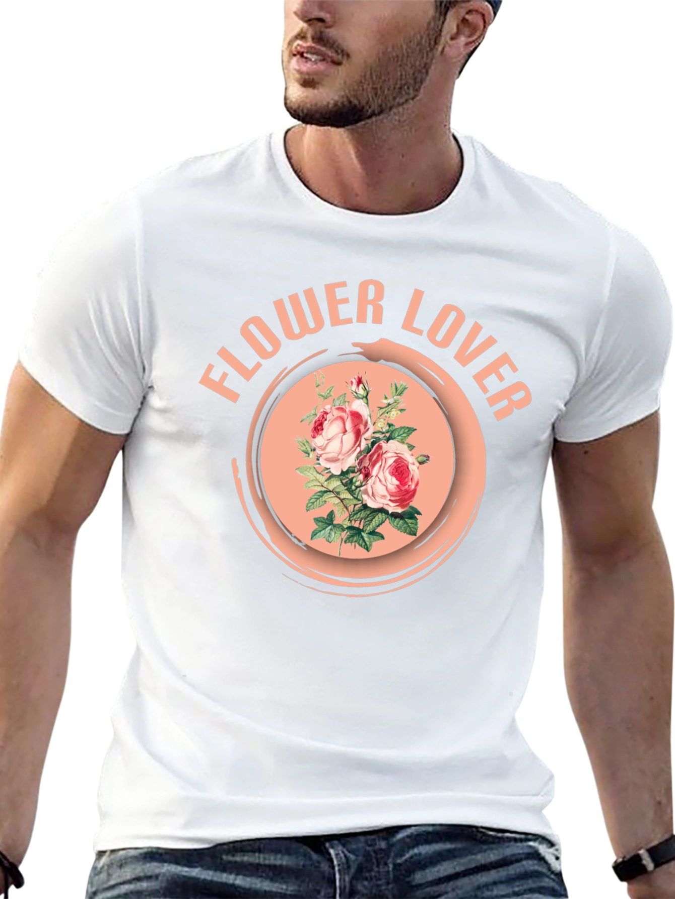 Flower Lover T-Shirt - Floral Design