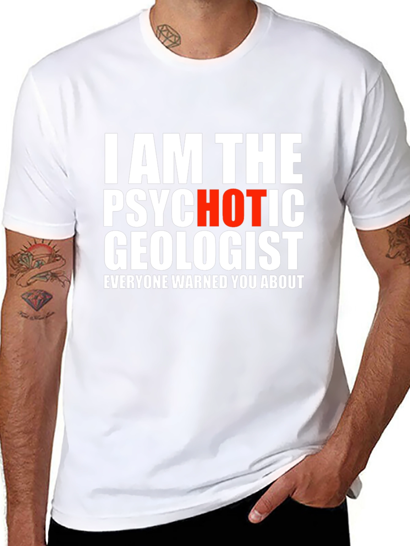 Psychotic Geologist T-Shirt - Funny & Bold Graphic Tee